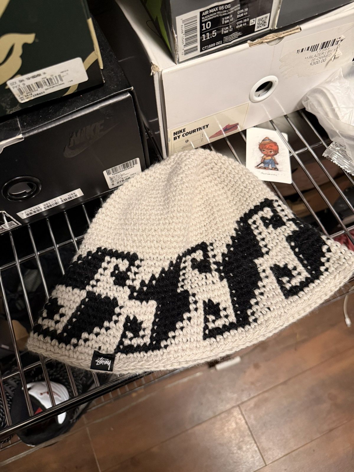 Stussy Stussy knit bucket hat Size ONE SIZE - 1 Thumbnail