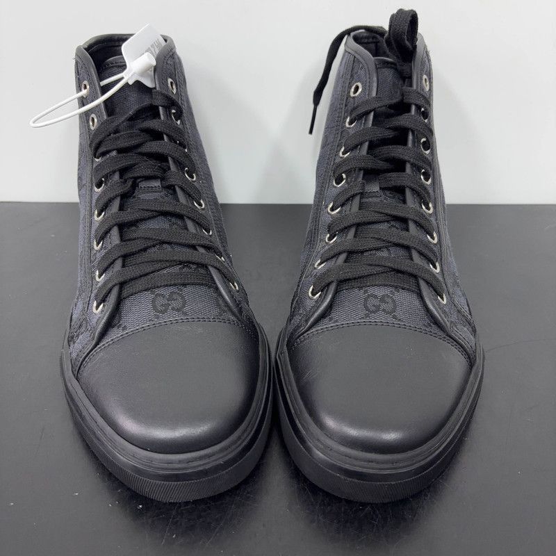 Gucci Gucci Retro GG Canvas High-Top Sneakers - Size US 8 / EU 41 - 7 Thumbnail