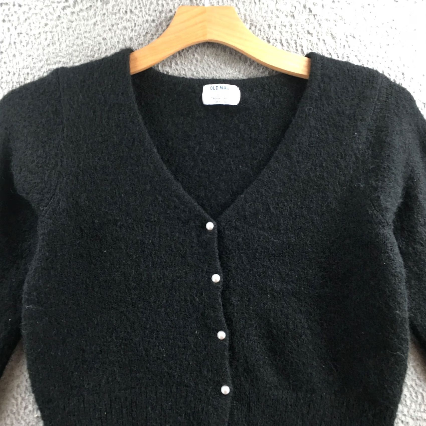 Old Navy Old Navy Cardigan Womens Large Black V-Neck Button Down Knit Button Up NEW Shirt Womens L Black V-Neck Cardigan Size L / US 10 / IT 46 - 2 Thumbnail