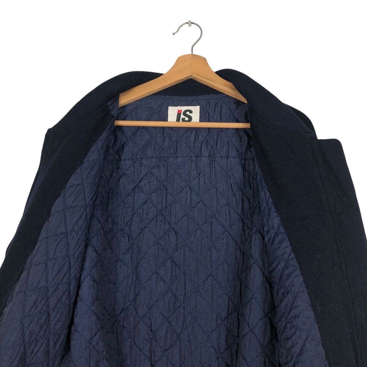 Issey Miyake 🔥VINTAGE ISSEY MIYAKE I.S. CARE LABELS WOOL BOMBER JACKET Size US L / EU 52-54 / 3 - 16 Thumbnail