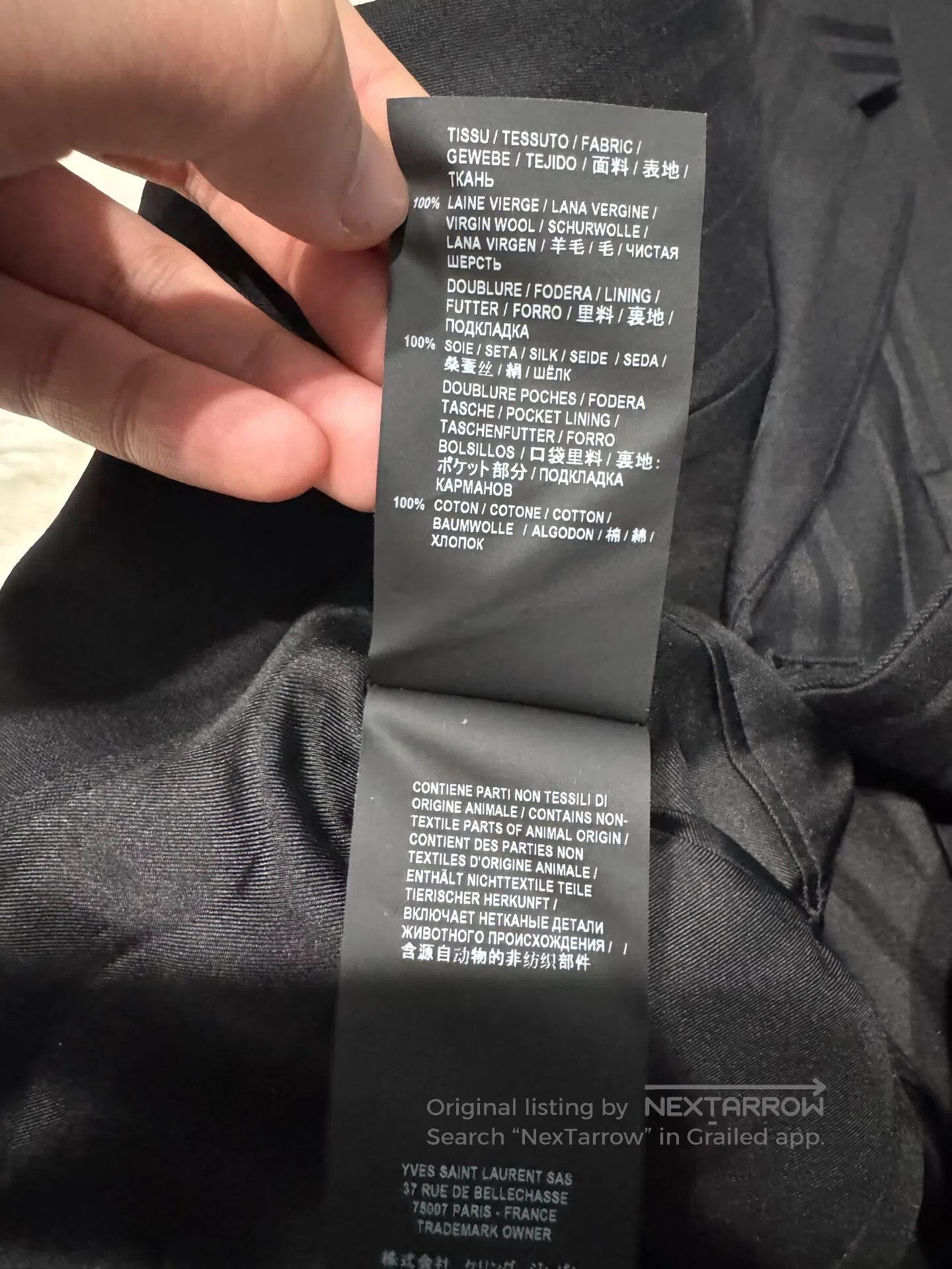 Saint Laurent Paris Saint Laurent Paris Dark striped suit suit| Size US M / EU 48-50 / 2 - 5 Thumbnail
