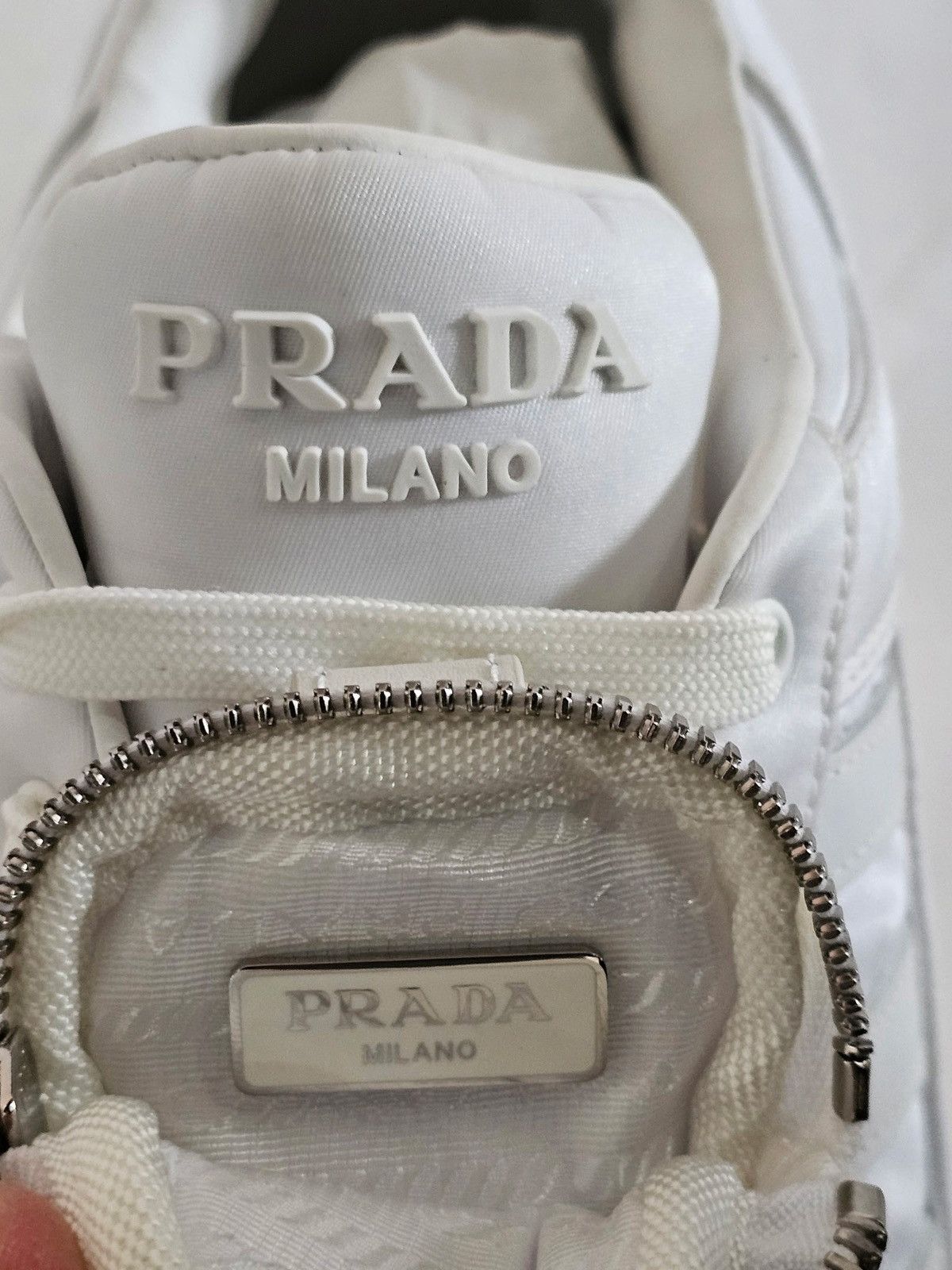 Adidas × Prada Adidas x Prada White Re-Nylon size 10.5 Size US 10.5 / EU 43-44 - 10 Thumbnail