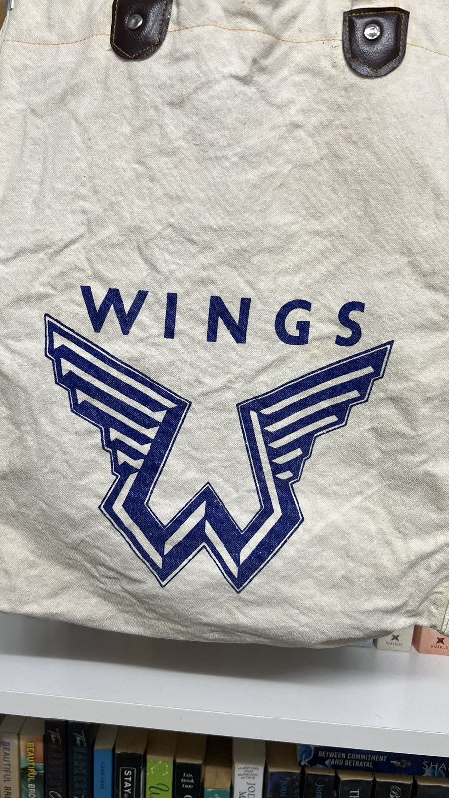 Aerosmith × Band Tees × Wings Of Liberty Aerosmith X Wings Tote Bag Size ONE SIZE - 4 Thumbnail