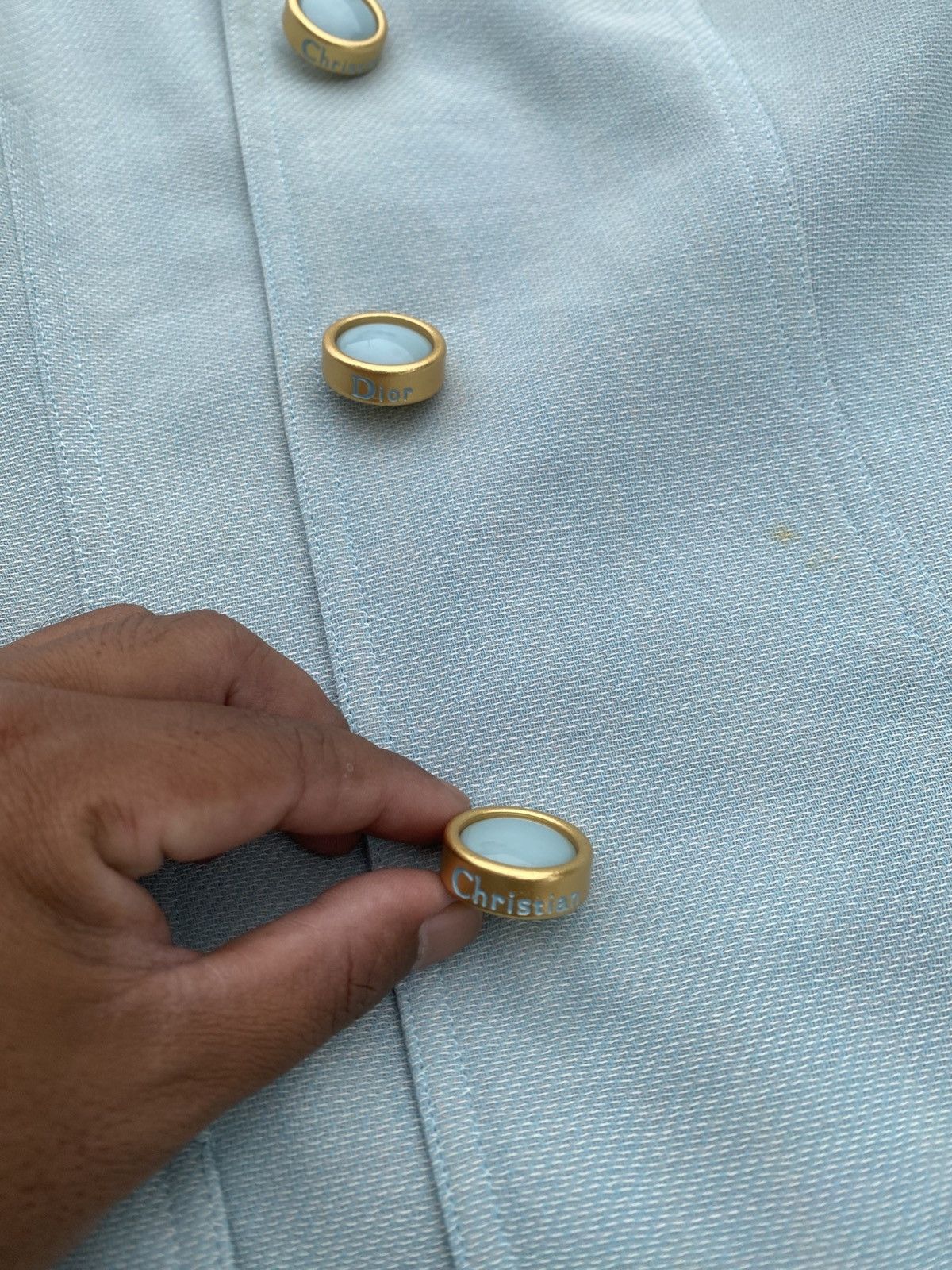 Dior Rare Vintage 90s Christian Dior Wool Suit Blazer/Jacket Size M / US 6-8 / IT 42-44 - 11 Thumbnail