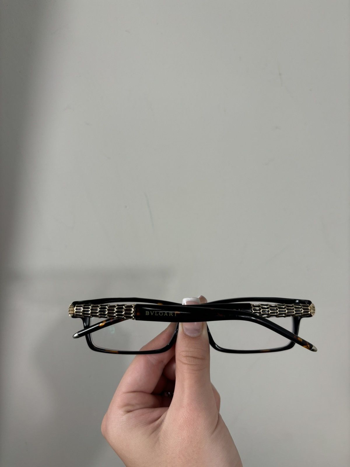 Bvlgari Bvlgari Very Rare Women’s Black/Gold Eyeglasses Frames Size ONE SIZE - 16 Thumbnail