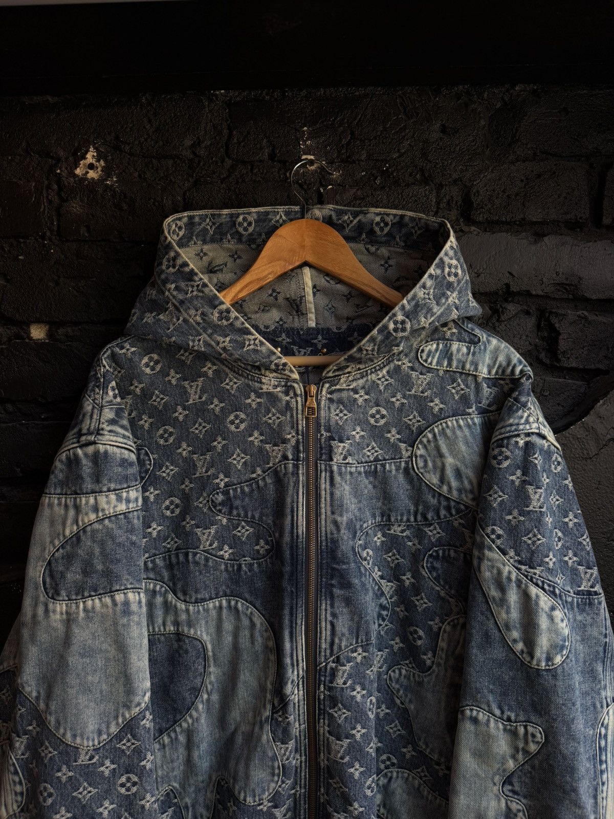 Louis Vuitton × Nigo LV NIGO Denim jacket Size US XL / EU 56 / 4 - 2 Thumbnail