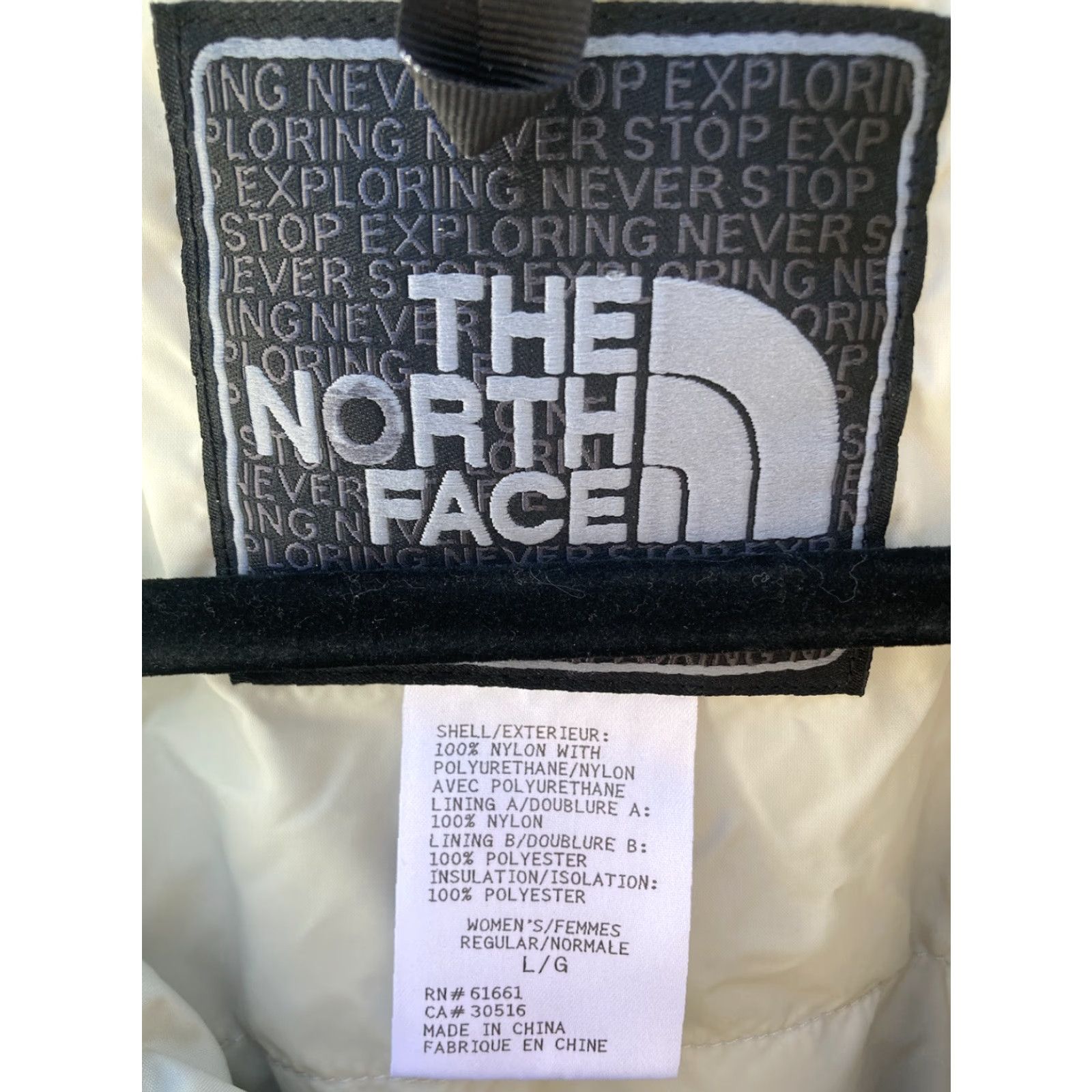 The North Face The North Face Hyvent Jacket Blue Solid Full-Zip L Pocket Womens Jacket Size L / US 10 / IT 46 - 3 Thumbnail