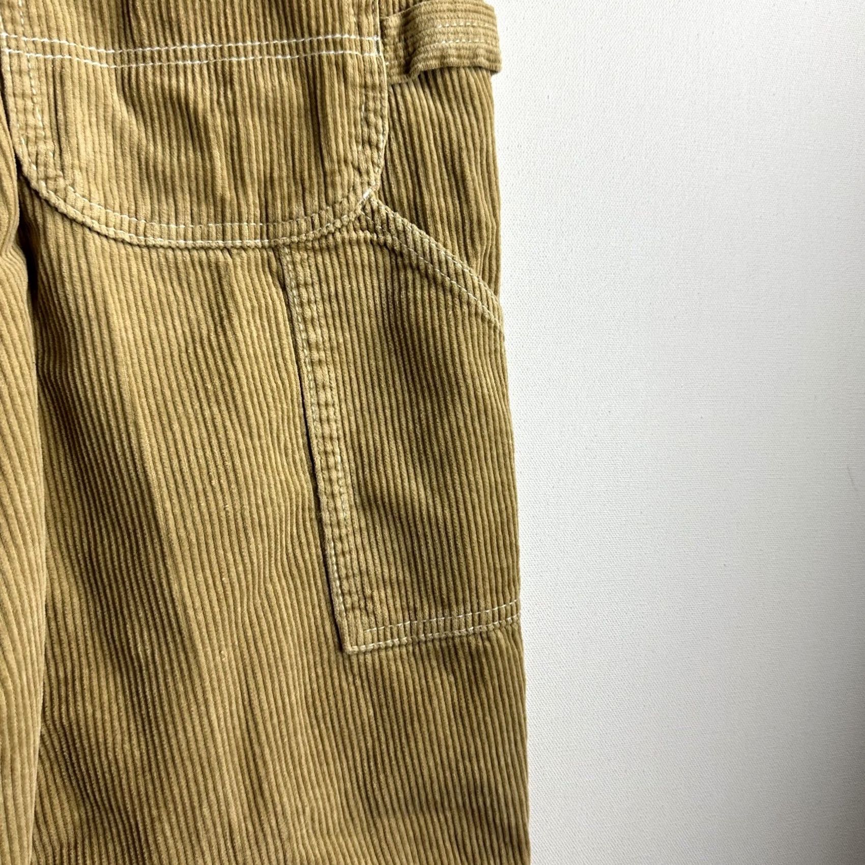 Dickies Dickies Juniors Carpenter Relaxed Corduroy Khaki Pants Size 11x30 Casual Brown Pants Women Size 32" / US 10 / IT 46 - 6 Thumbnail