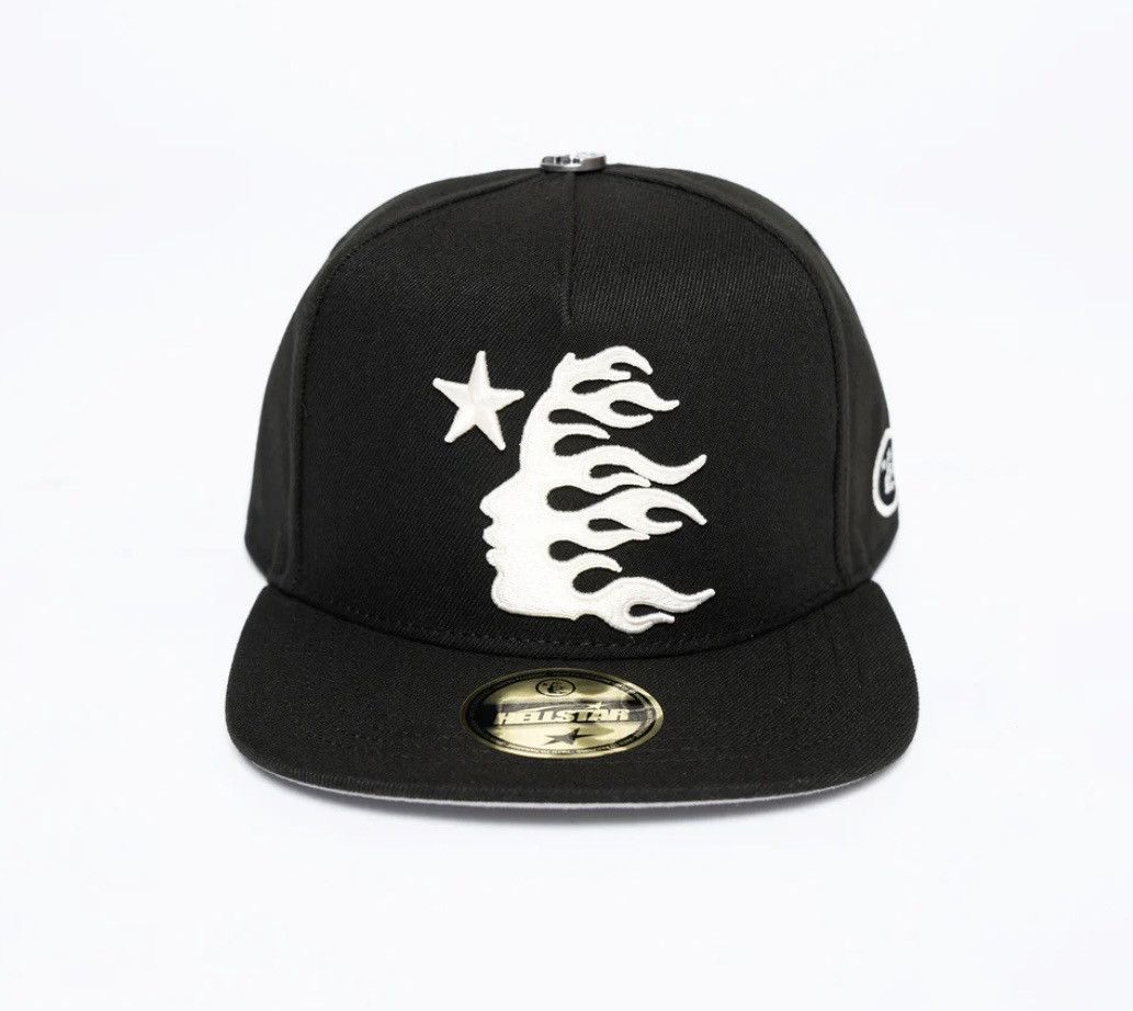 image of Hellstar Og Black Fitted Hat 7-1/2, Men's