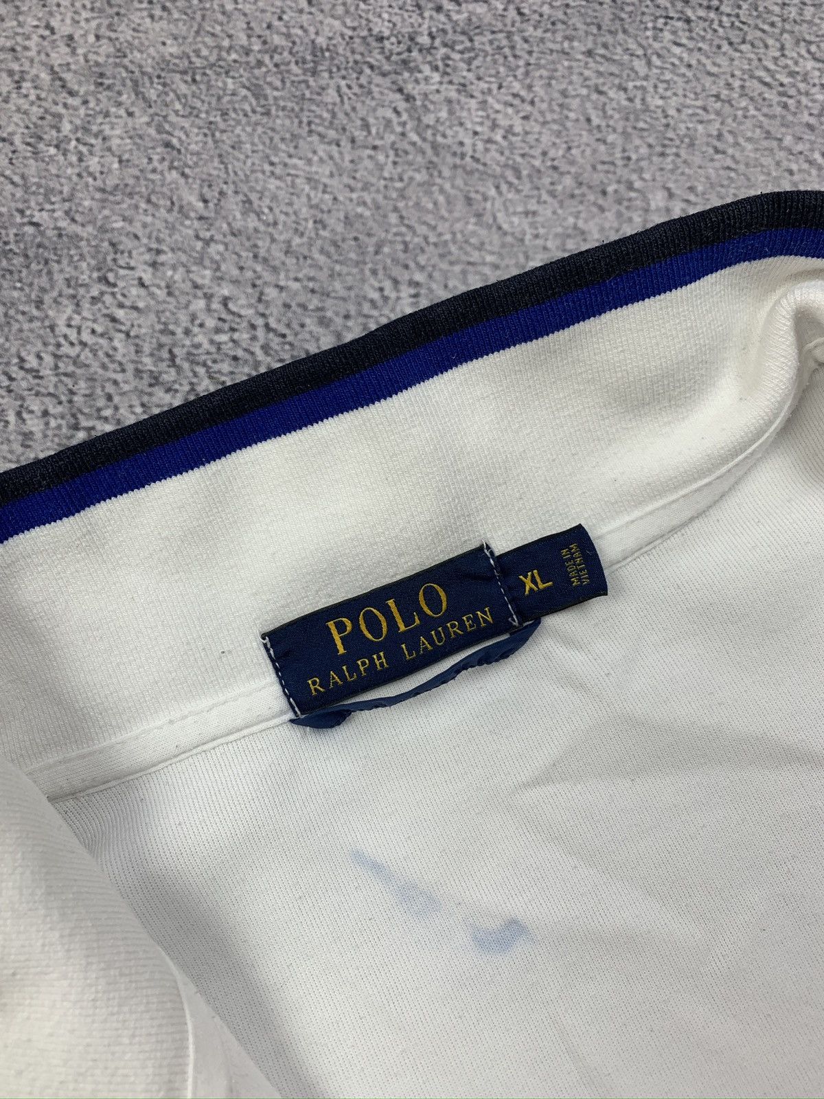 Polo Ralph Lauren Polo Ralph Lauren White Full Zip Sweater XL Crest Logos Mens Size US XL / EU 56 / 4 - 8 Thumbnail
