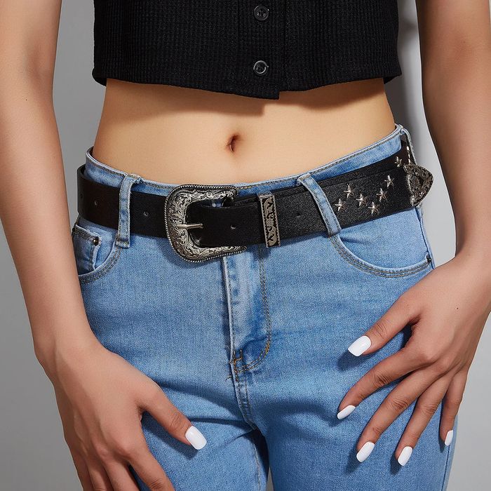 Vintage Y2k Star Rivet Unique Belt | Grailed