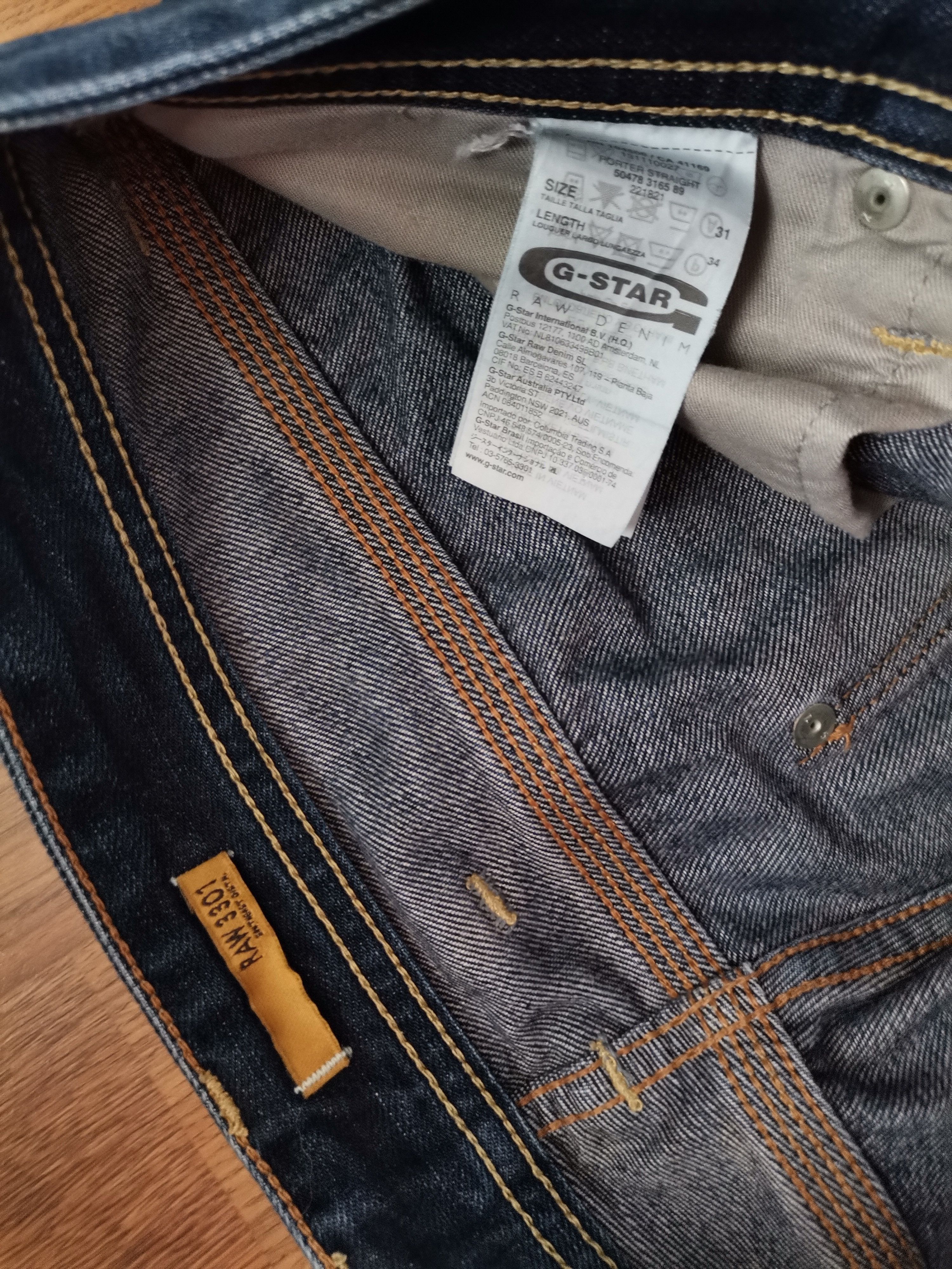 G-Star G-Star Raw Distressed Jeans Size US 31 - 4 Thumbnail