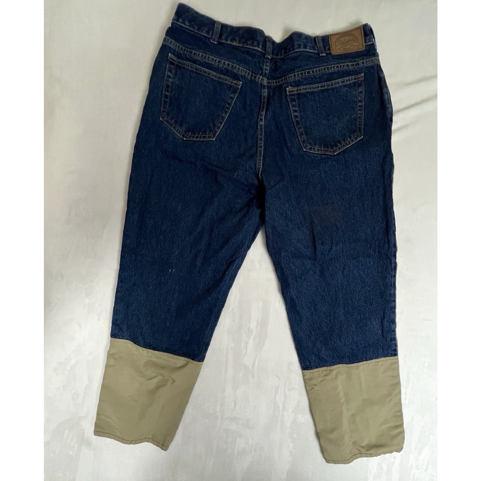 Vintage VINTAGE Cabela's Jeans Canvas Blue 38x30 Men Regular 90s Hunter Hunting Denim Straight Jeans READ Size US 38 / EU 54 - 7 Thumbnail
