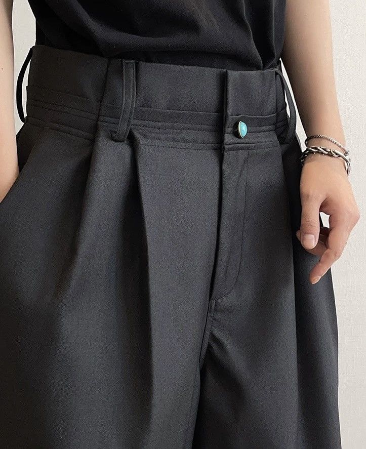 Japanese Brand × Vintage Cleanfit retro fashion pleated baggy pants Size US 34 / EU 50 - 5 Thumbnail