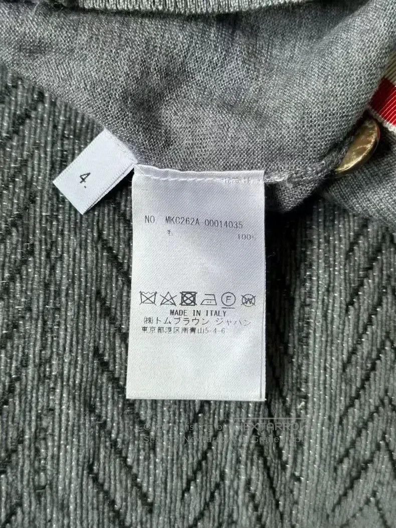 Thom Browne Thom Browne A striped wool sweater on the back Size US XL / EU 56 / 4 - 3 Thumbnail