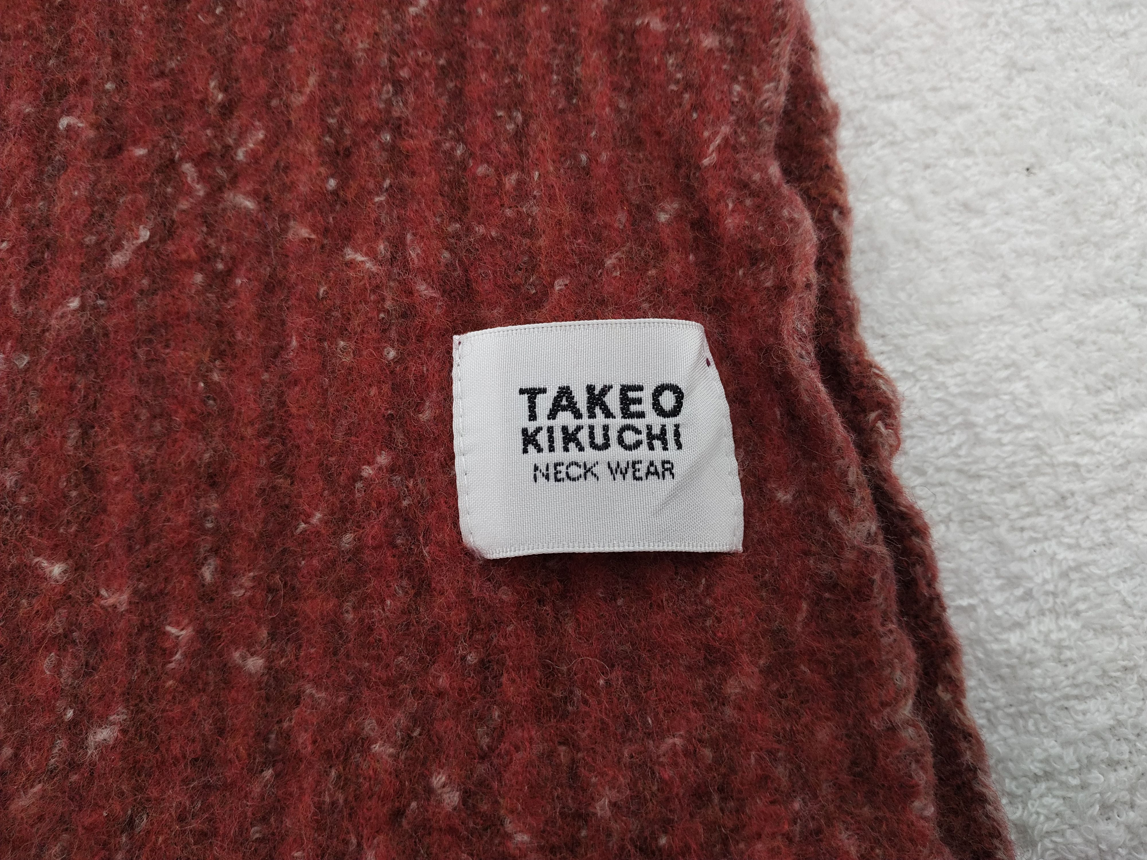 Takeo Kikuchi Vintage Takeo Kikuchi Wool Scarf/Muffler/Neckwear MF039 Size ONE SIZE - 4 Thumbnail
