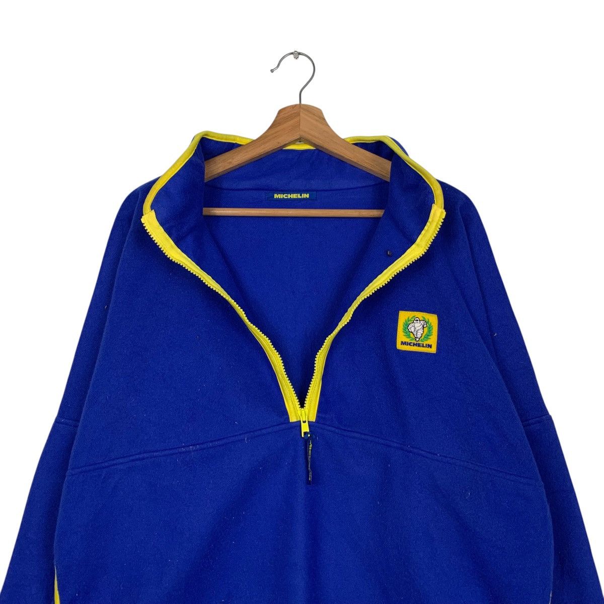 Japanese Brand MICHELIN Half Zip Turtleneck Pullover Fleece #2026-C88 Size US M / EU 48-50 / 2 - 10 Thumbnail