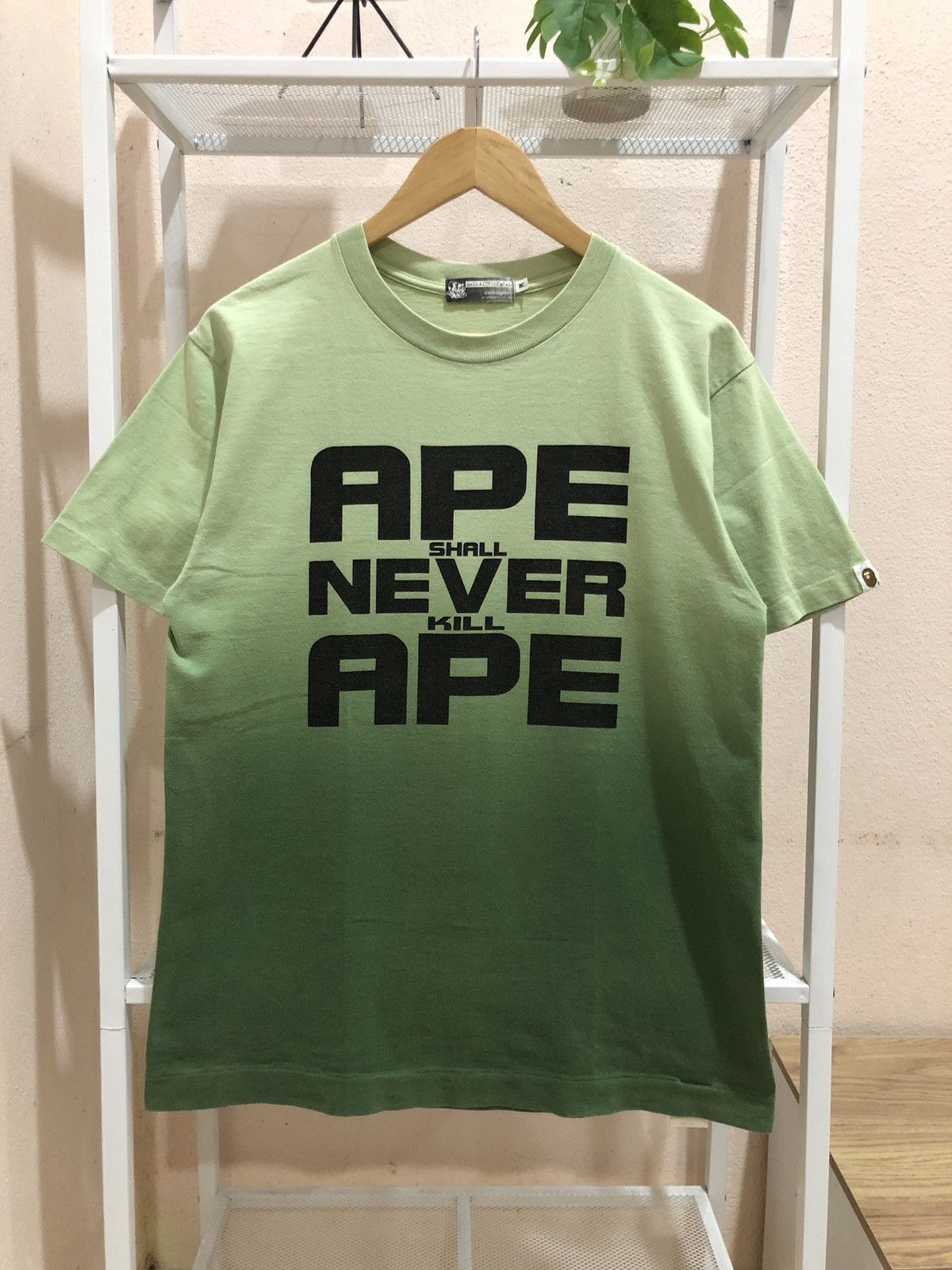 Bape OG Vintage 2000 APE SHALL NEVER KILL APE Gradient Tshirts Size US M / EU 48-50 / 2 - 1 Thumbnail