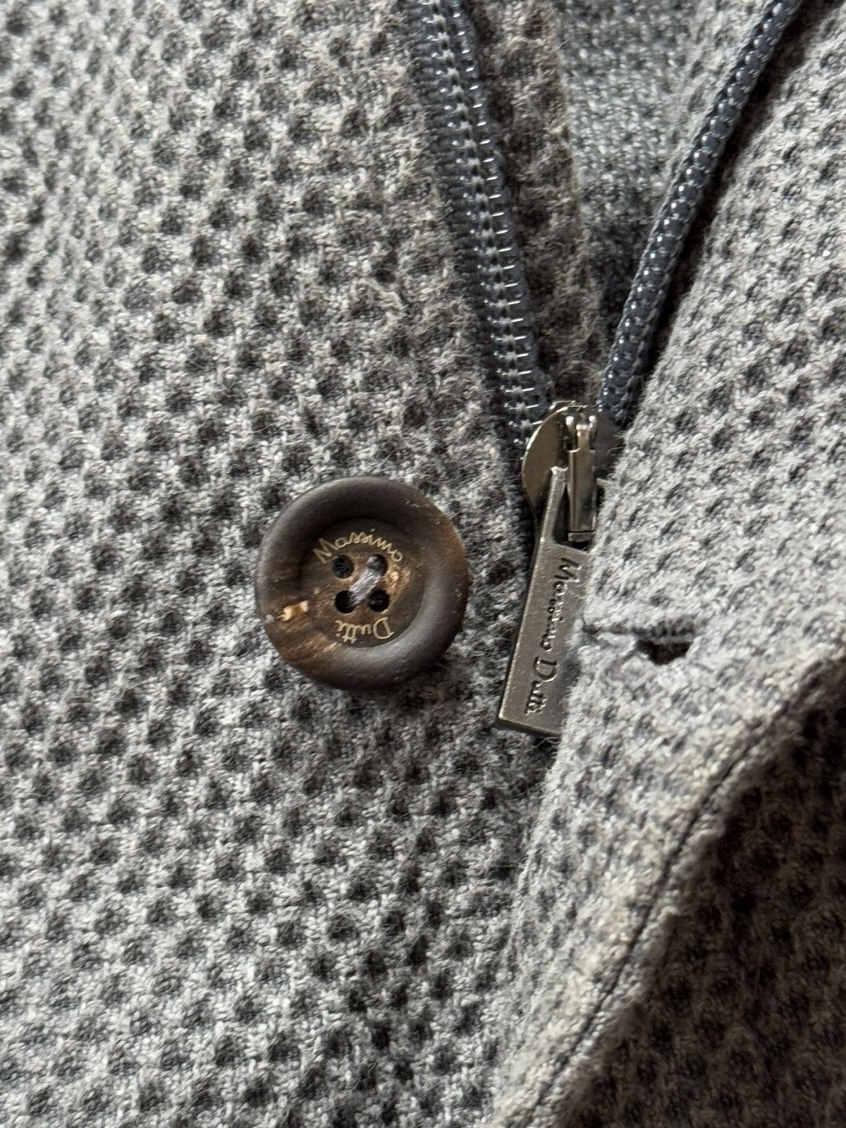 Designer × Massimo Dutti Massimo Dutti EUR52/USA42 blazer button up zip jacket coat Size 42S - 9 Thumbnail