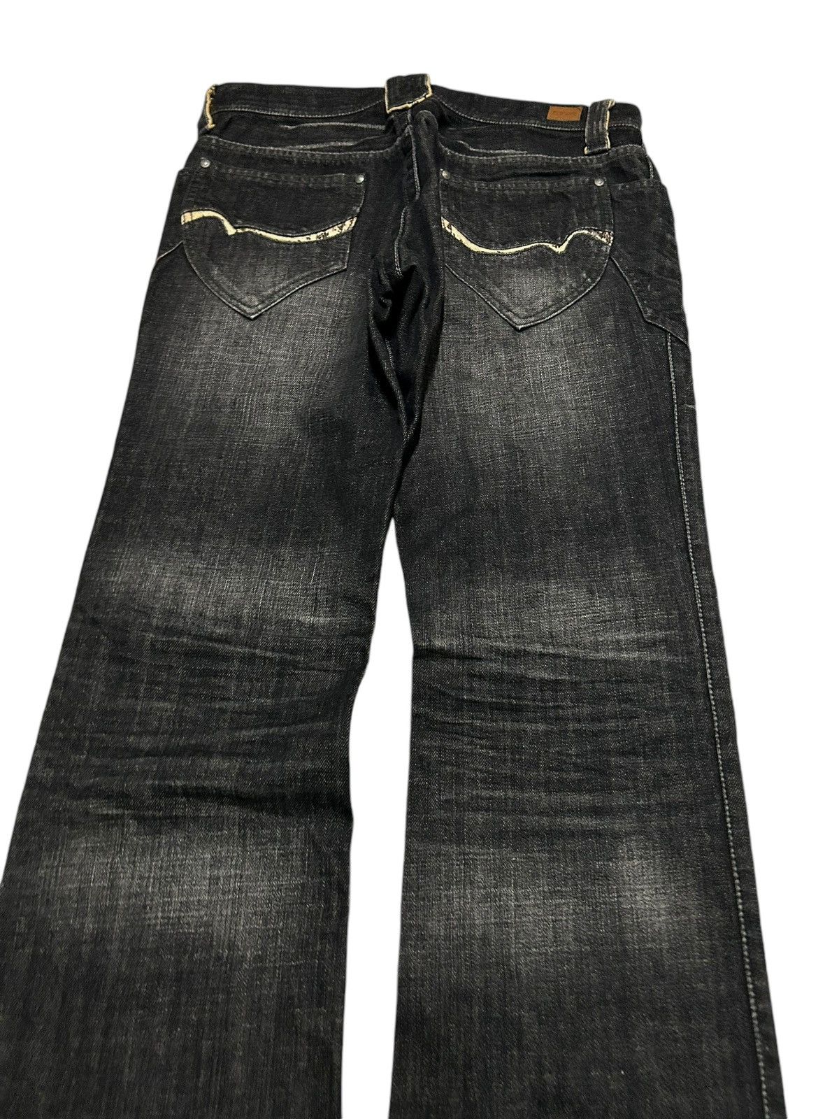 If Six Was Nine × Le Grande Bleu (L.G.B.) × Nicole Club Nicole Club For Men Rare Japanese Punk Style Denim 🎌☠️☠️ Size US 31 - 23 Thumbnail