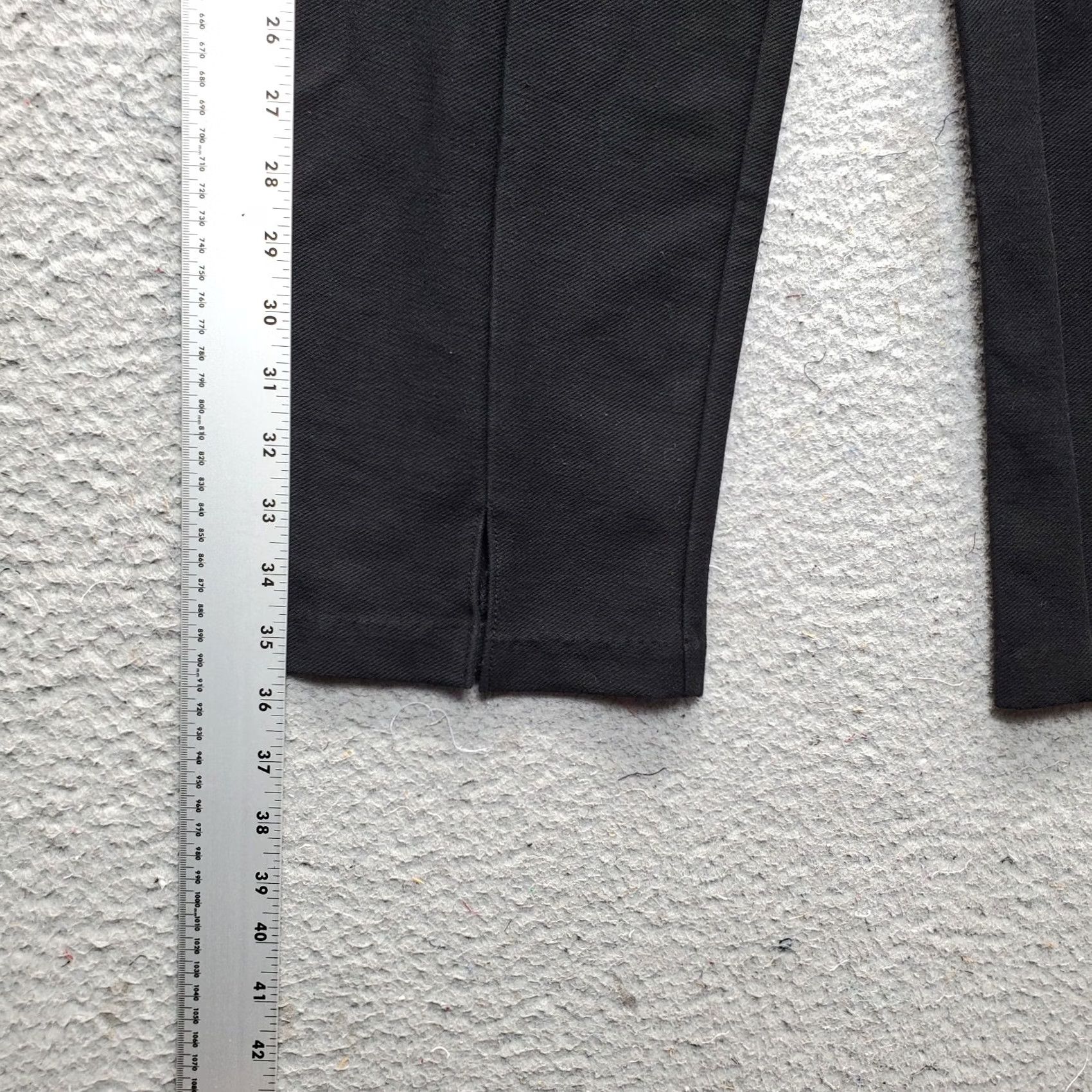 Michael Kors Michael Kors Trousers Women's Large Black Straight-Leg Ankle Slit Pull-On Pants L Womens Black Straight-Leg Ankle Slit Pull-On, 26.5" Inseam Size 36" / US 14 / IT 50 - 3 Thumbnail
