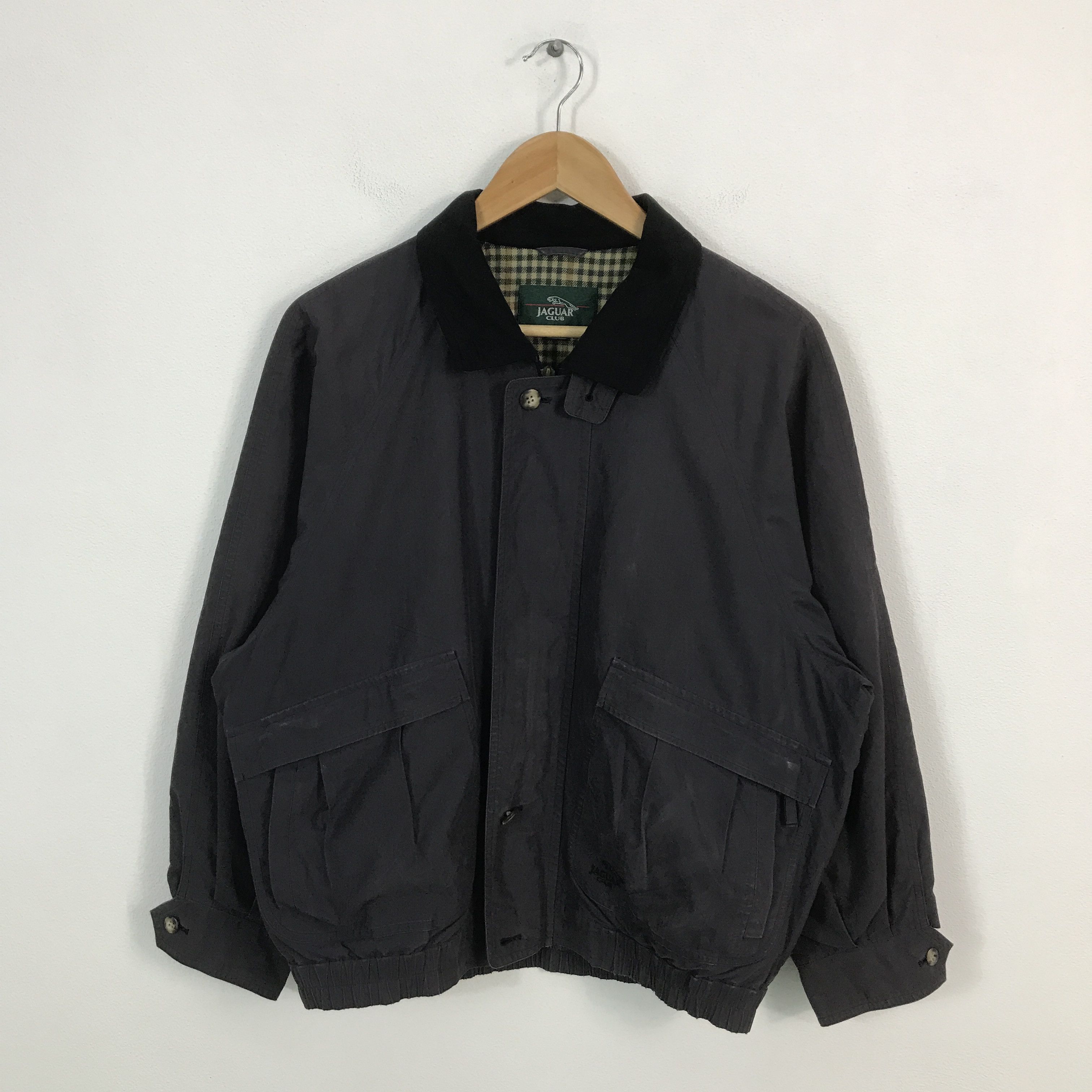 Japanese Brand × Vintage Jaguar club Zipper jacket black faded Jacket Size US M / EU 48-50 / 2 - 1 Thumbnail