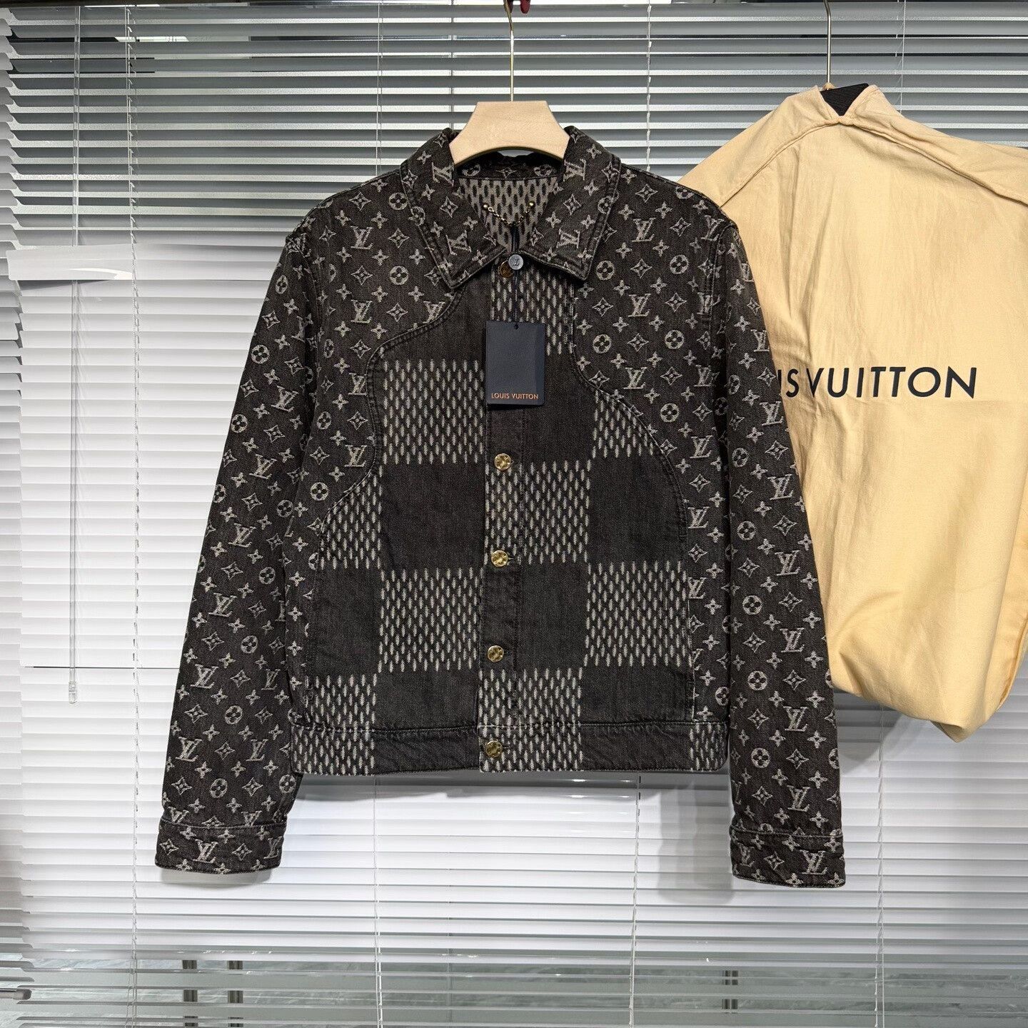 Louis Vuitton Louis Vuitton Nigo Denim Check Jacket Size US M / EU 48-50 / 2 - 1 Thumbnail