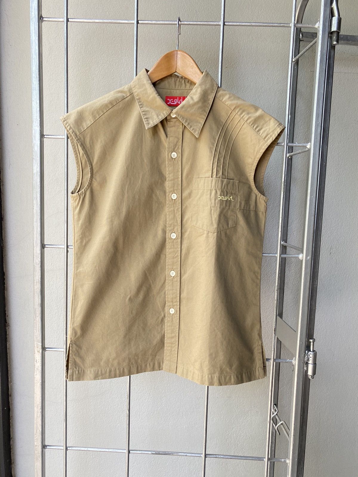 X-Girl X-girl sleeveless brown shirt Size M / US 6-8 / IT 42-44 - 4 Thumbnail