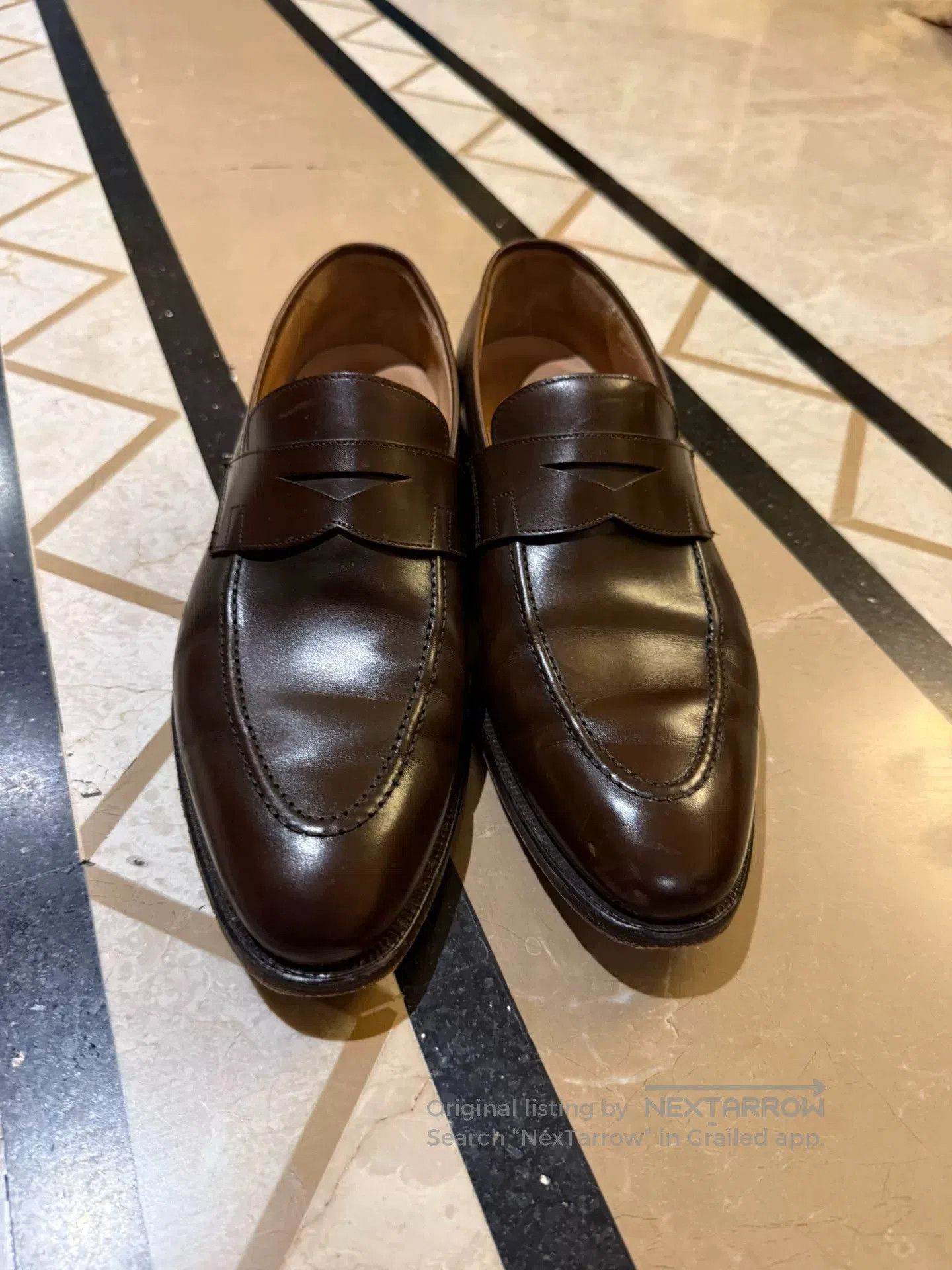 Crockett & Jones Crockett & Jones Penny Loafer. Size US 12 / EU 45 - 1 Thumbnail