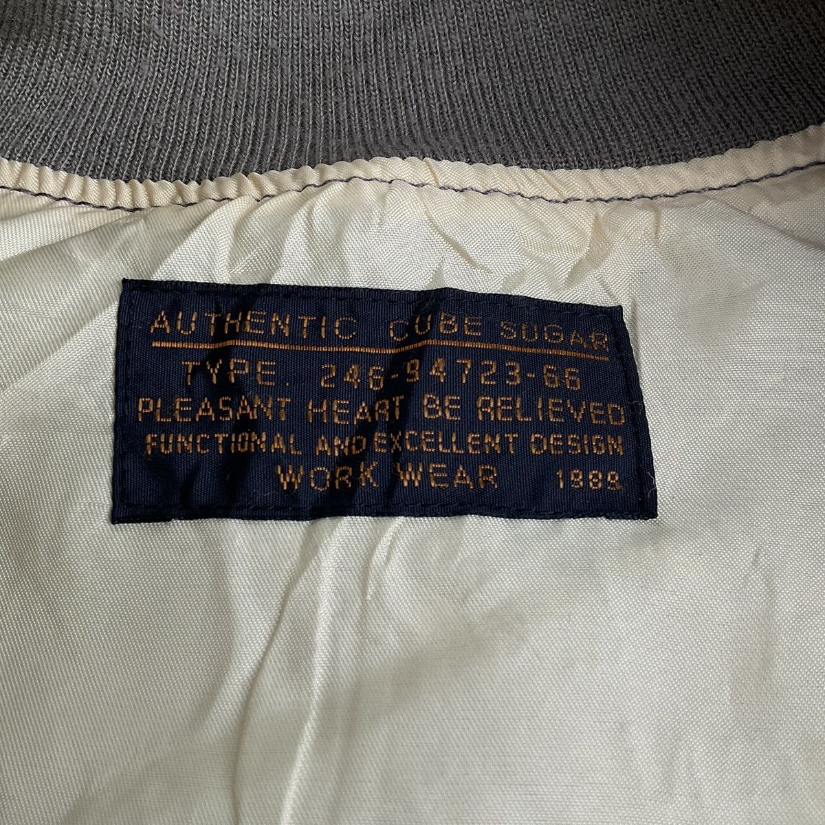Japanese Brand × Sugar Vintage AUTHENTIC CUBE SUGAR Bomber Jacket Size US XS / EU 42 / 0 - 5 Thumbnail