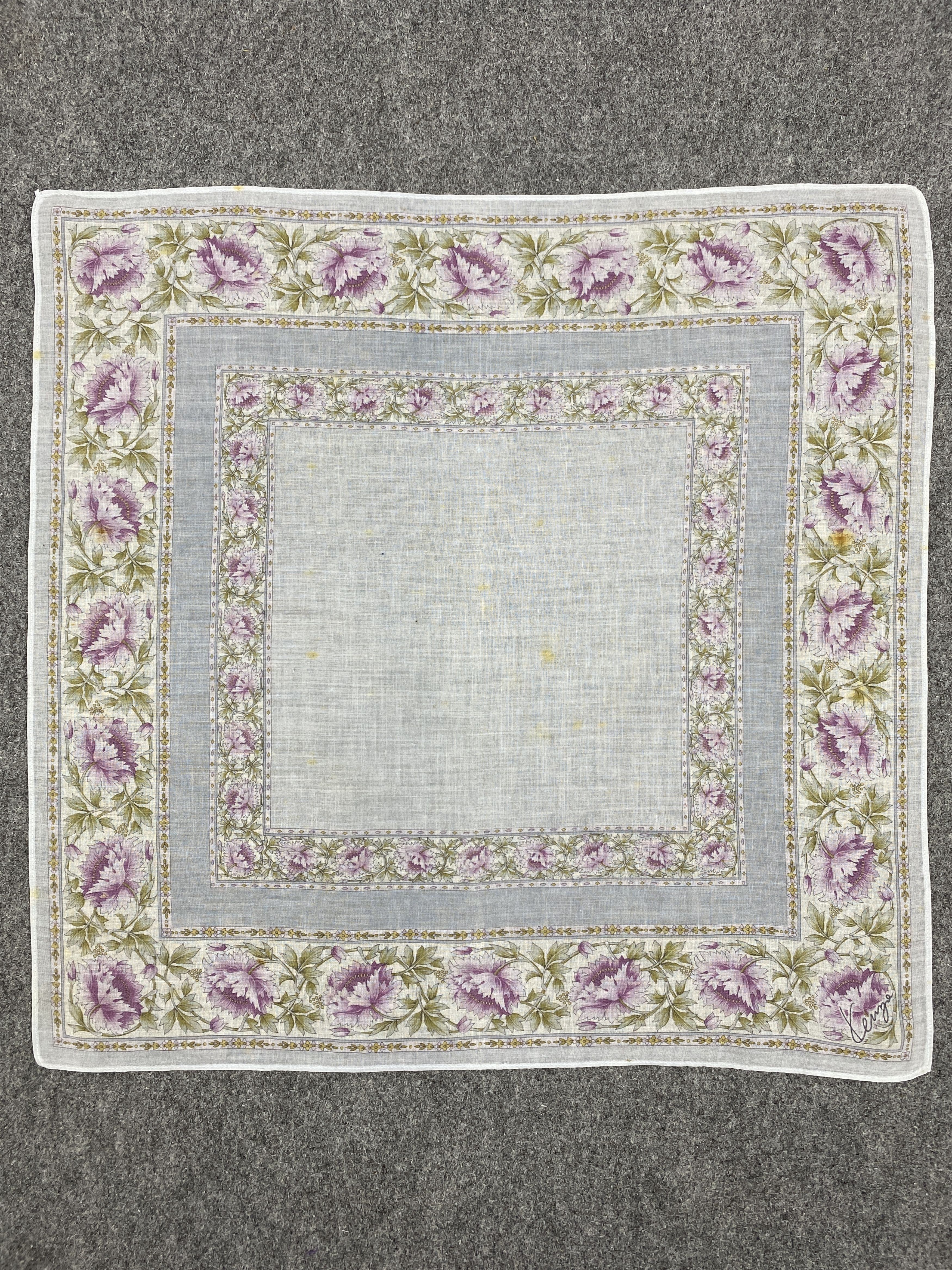 Kenzo Kenzo Handkerchief / Bandana / Neckerchief HKC0363 Size ONE SIZE - 4 Thumbnail