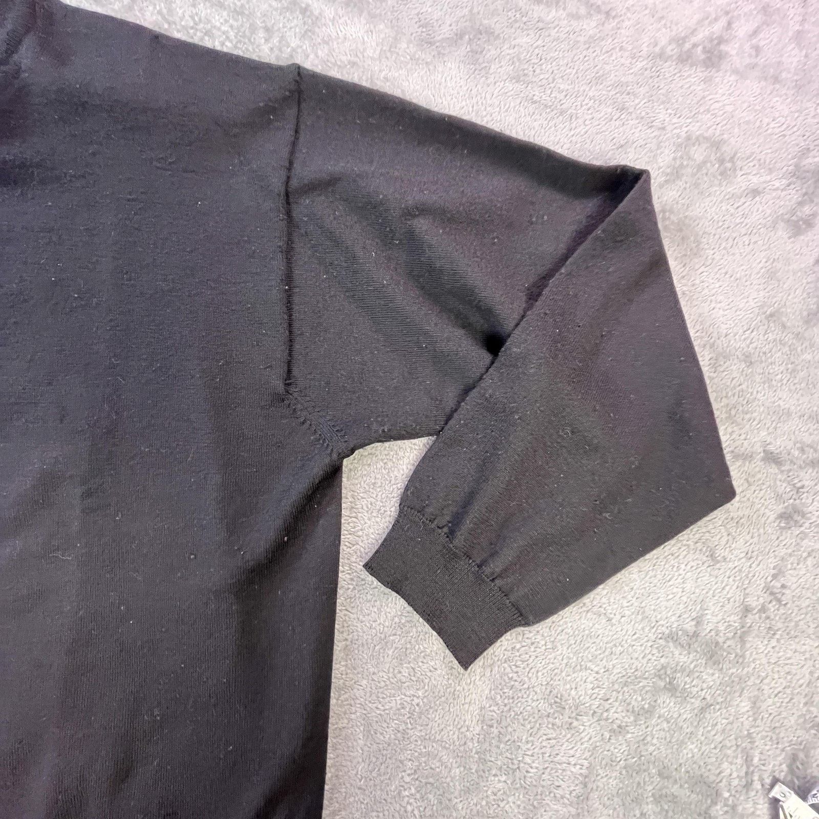 Gap Vintage GAP Sweater Mens XL Black Merino Wool Crewneck 90s Size US XL / EU 56 / 4 - 4 Thumbnail