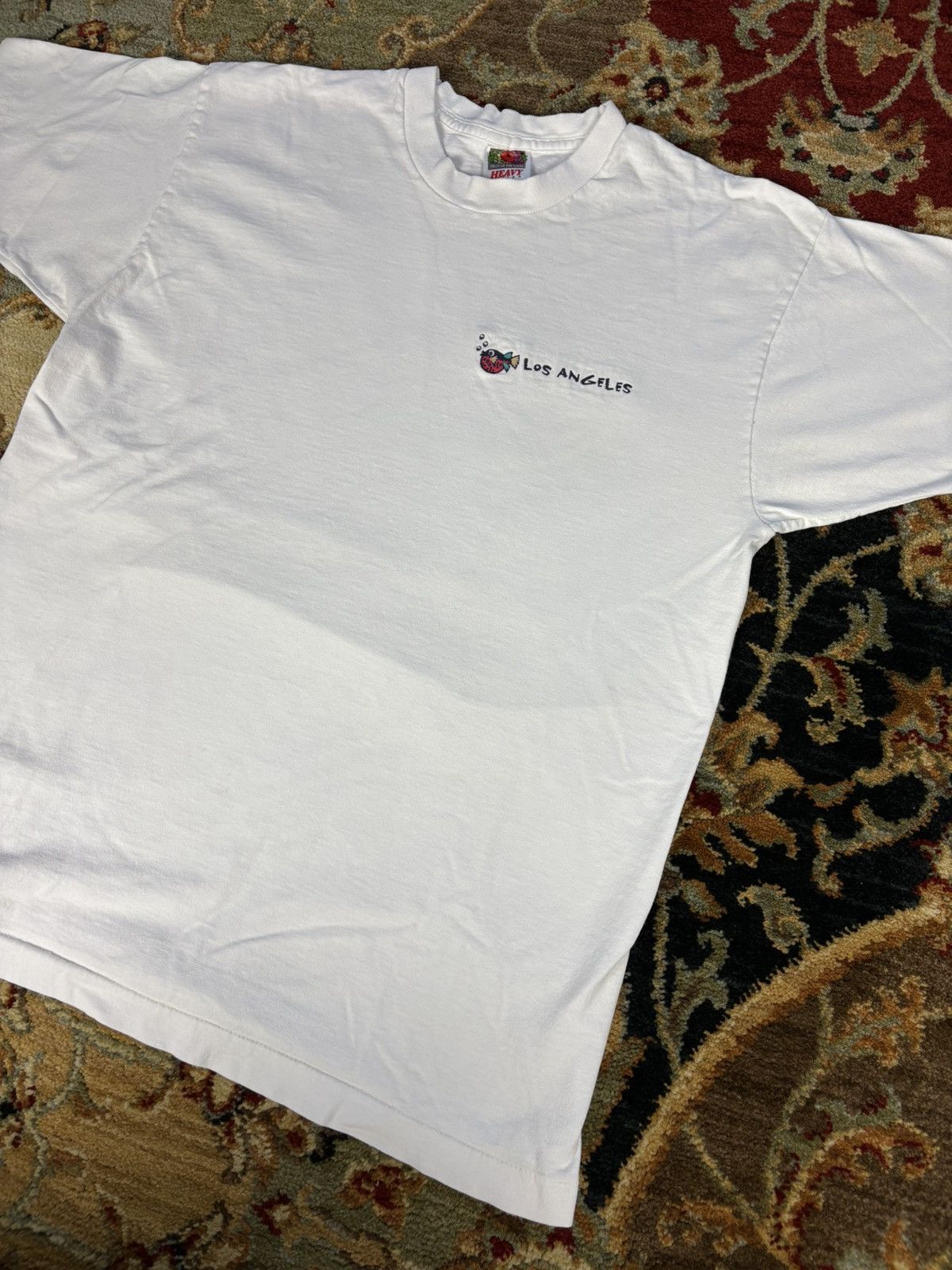 Los Angeles Apparel × Vintage Vintage 1990s Los Angeles Tshirt Size US XL / EU 56 / 4 - 3 Thumbnail