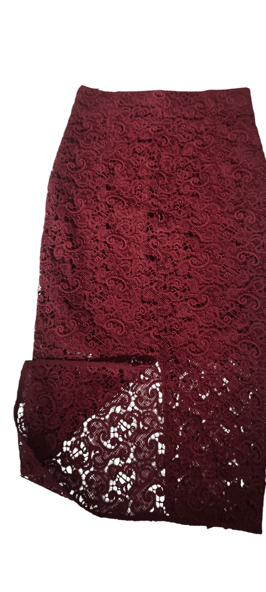 Zara Zara Eyelet Rust Lace Guipure Set Midi Skirt in Coral Size S Size S / US 4 / IT 40 - 5 Thumbnail