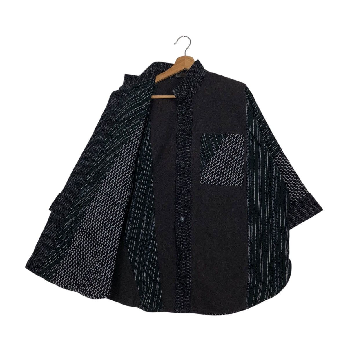 Indigo × Japanese Brand × Vintage 📌Vintage Indigo Button Jacket Japanese Brand Issey Miyake Size US M / EU 48-50 / 2 - 12 Thumbnail