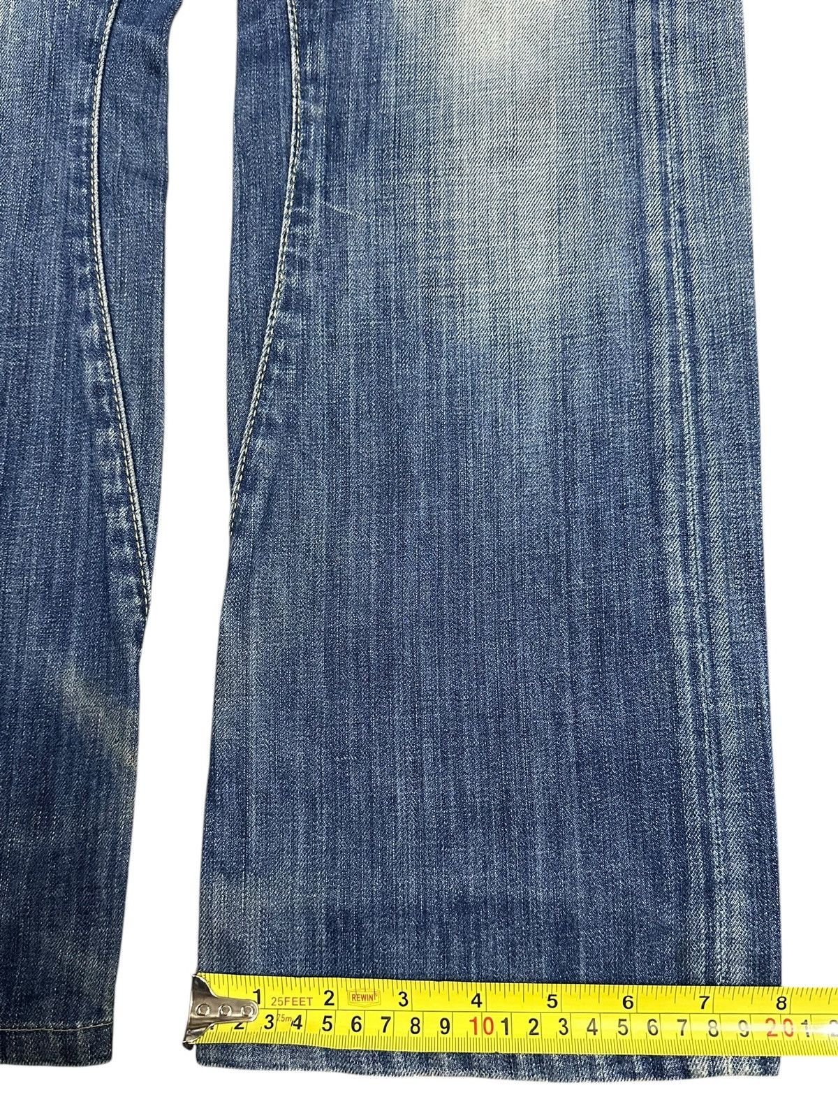 G-Star Vintage Japanese G Star Raw Blue Wash Distress Loose Jeans Size US 32 / EU 48 - 16 Thumbnail