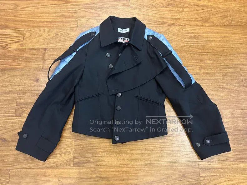 Kiko Kostadinov Kiko Kostadinov 22FW 22AW Black Distressed Jacket Size US M / EU 48-50 / 2 - 1 Thumbnail