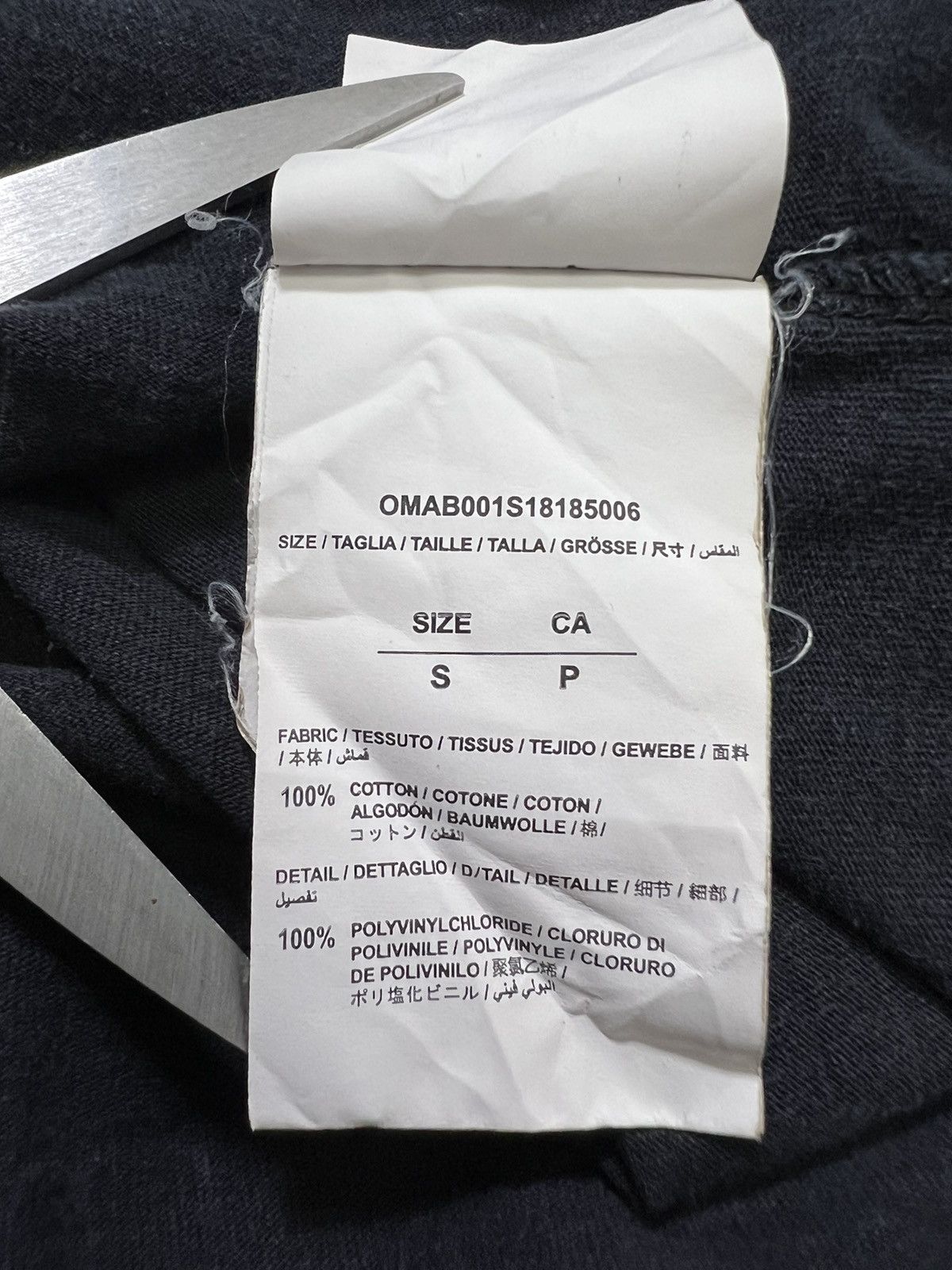 Off-White Off-White - Long Sleeve Firetape Tee Size US S / EU 44-46 / 1 - 19 Thumbnail