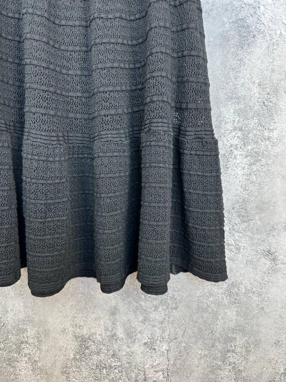 Alaia Alaia Paris Sculpted Textured Knit Skirt High Waist Size 26" / US 2 / IT 38 - 7 Thumbnail