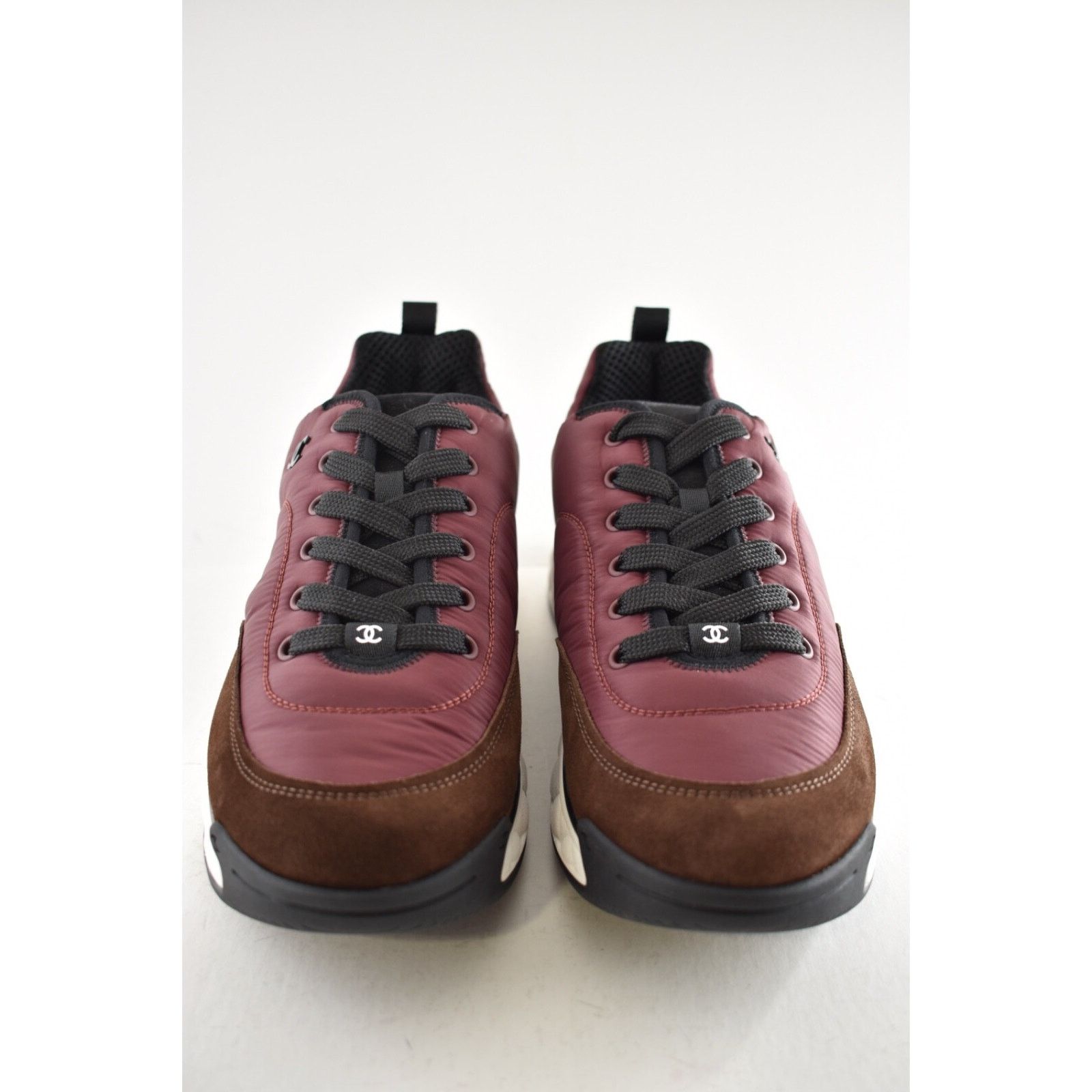 Chanel Chanel 21A Mens CC Logo Low Top Trainer Sneaker 44 11 Size US 11 / EU 44 - 4 Thumbnail