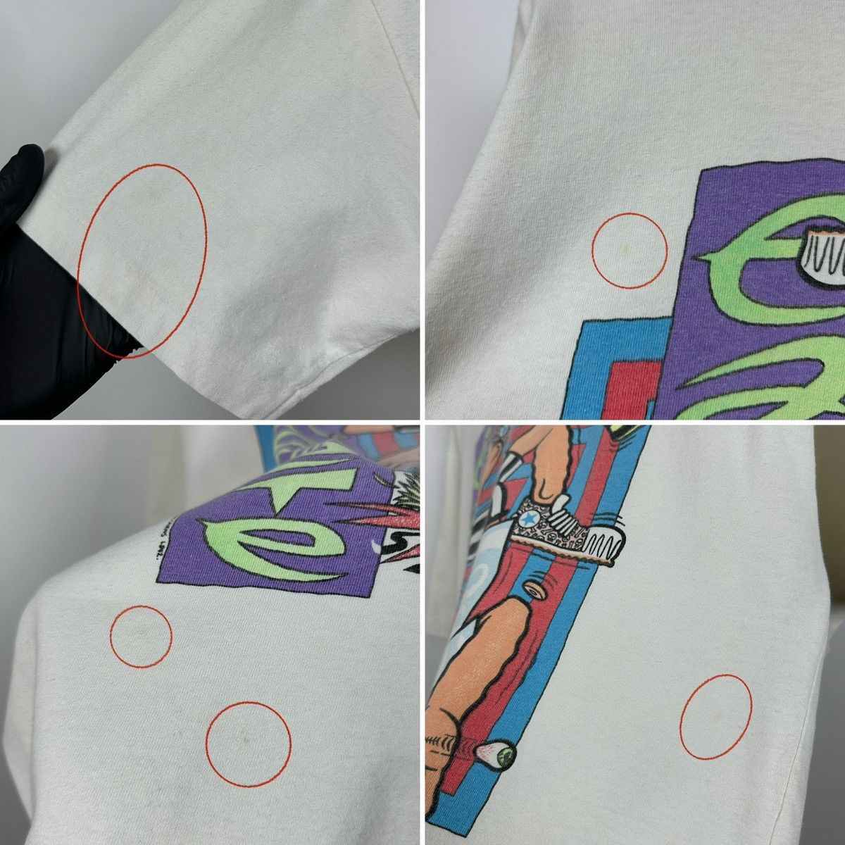 Vintage 1992 Vintage Eat Concrete Cairns Skate Single Stitch T-Shirt Size US M / EU 48-50 / 2 - 17 Thumbnail