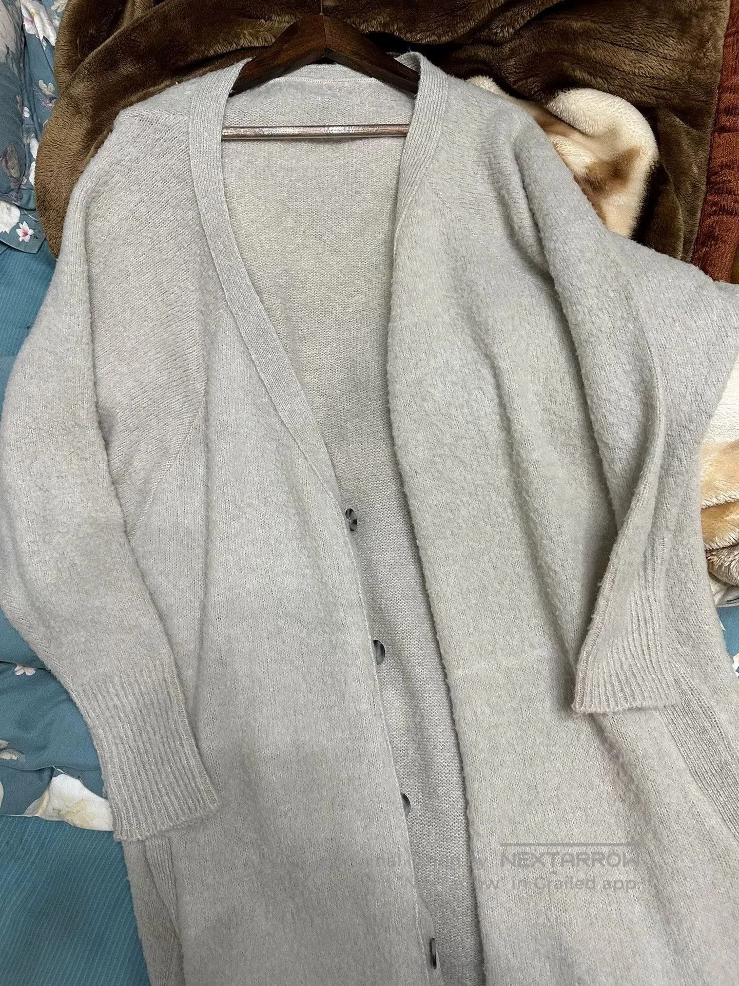 Y's Y's Wool Long Knit Cardigan for Women. Size S / US 4 / IT 40 - 3 Thumbnail
