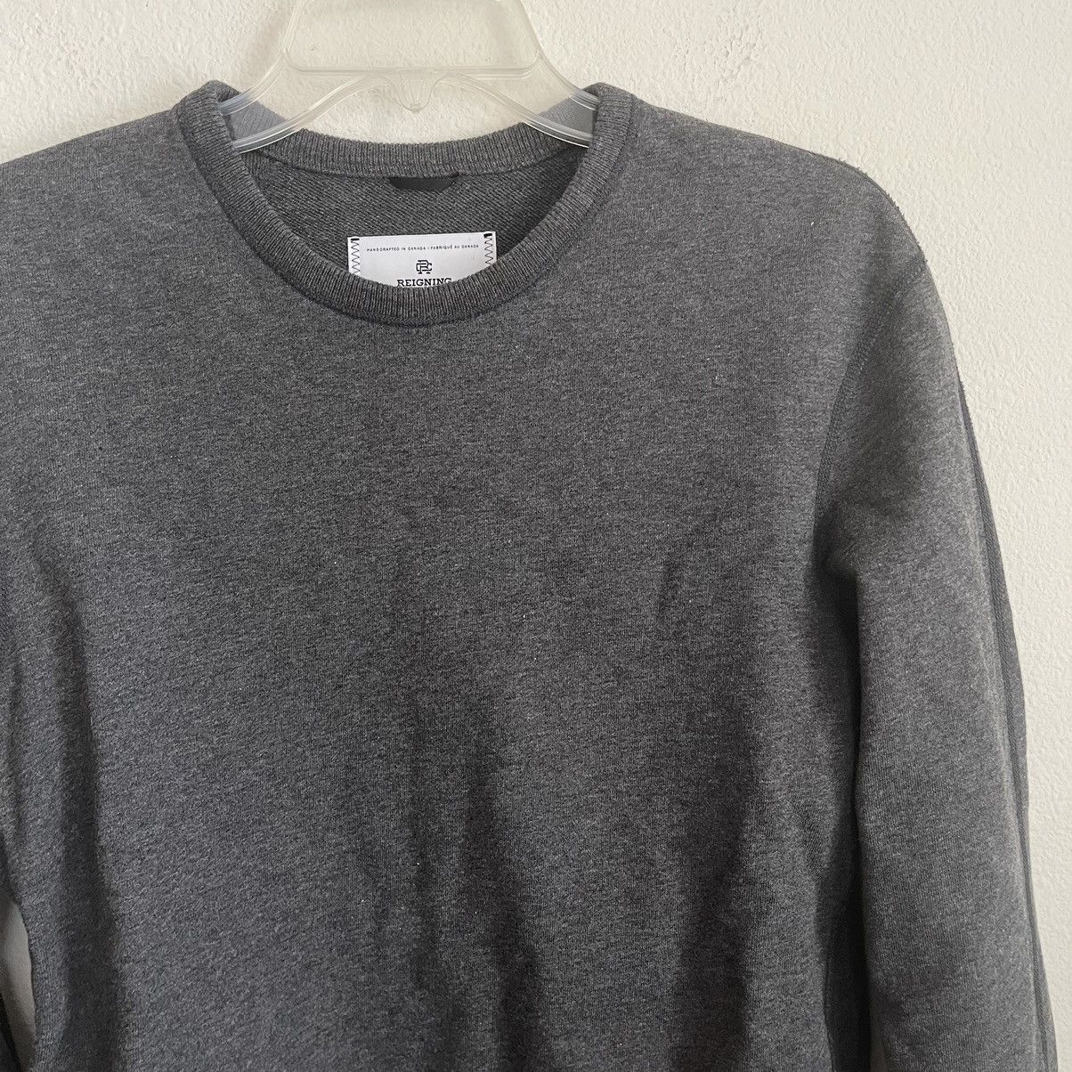Reigning Champ Heather Sweater Pullover Sweatshirt