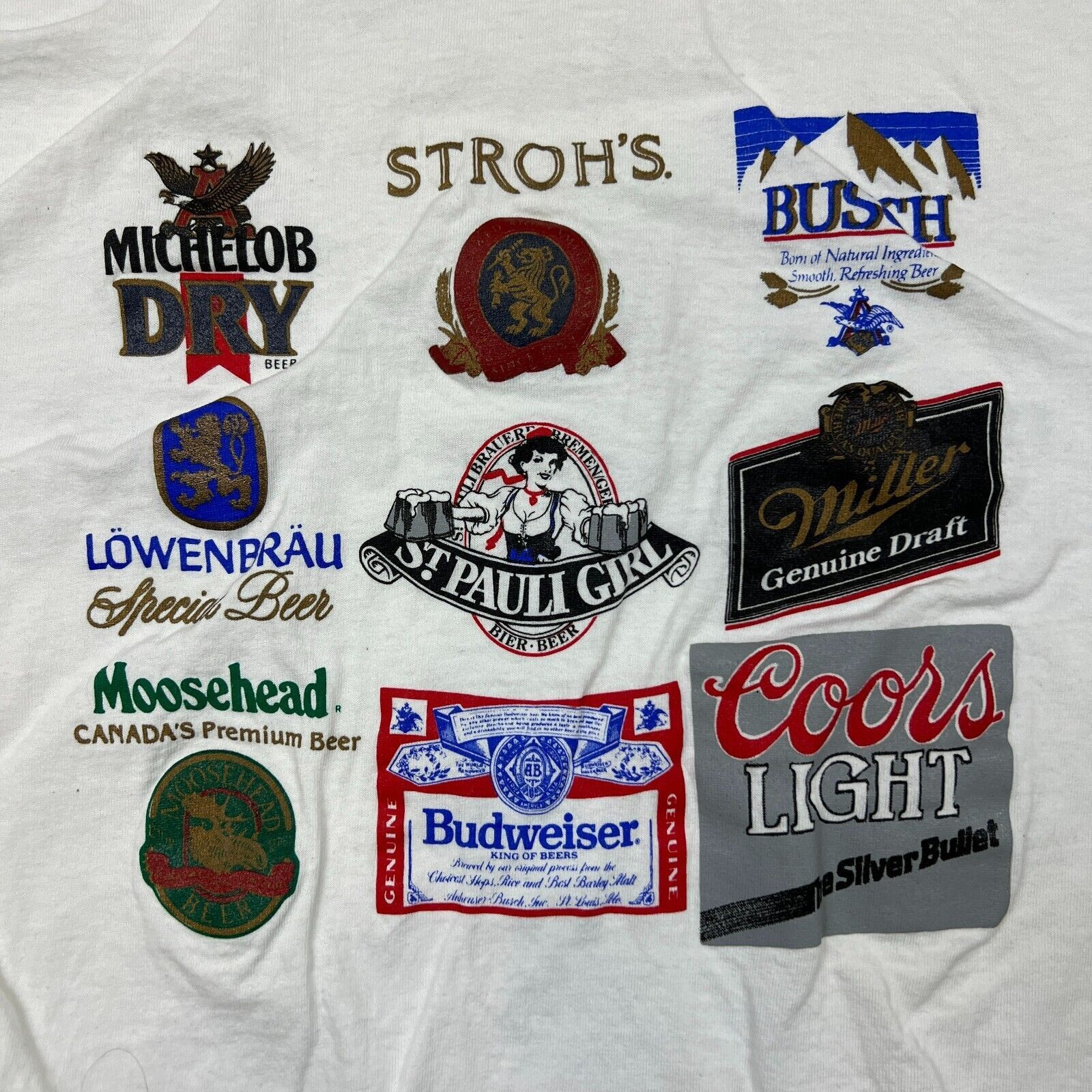 Budweiser × Vintage 90s C.U Full Of Difficult Decisions T Shirt Budweiser Beer Size US XL / EU 56 / 4 - 2 Thumbnail