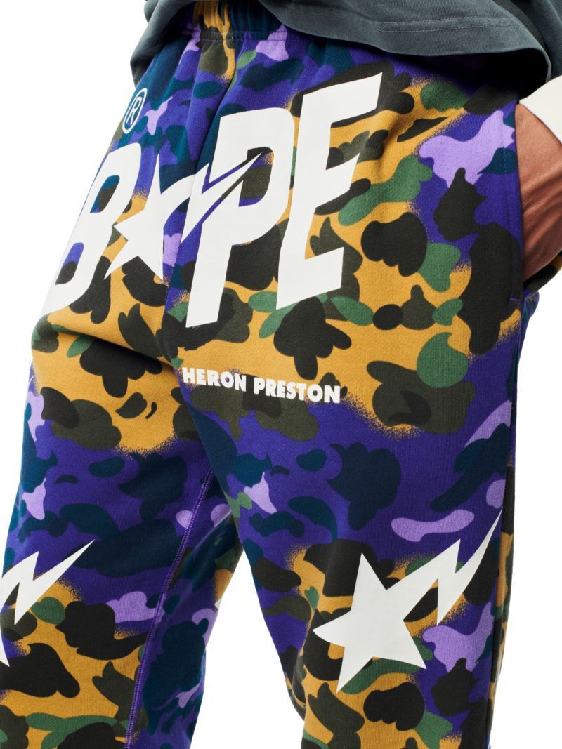 Bape × Heron Preston o1in1s1024 Q:1 / Bape Camo Worker Pants in Multicolor Size US 34 / EU 50 - 5 Thumbnail
