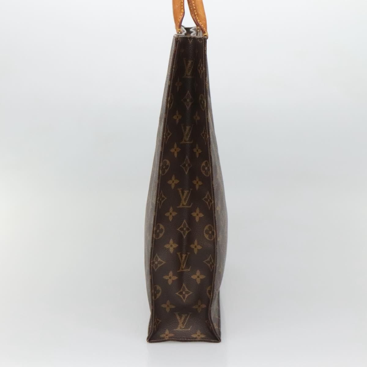 Louis Vuitton LOUIS VUITTON Monogram Sac Plat Hand Bag M51140 Size ONE SIZE - 3 Thumbnail