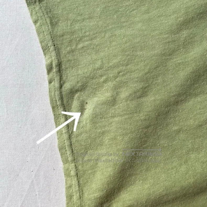 Kapital Kapital Avocado green stitched loose T-shirt Size US S / EU 44-46 / 1 - 8 Thumbnail