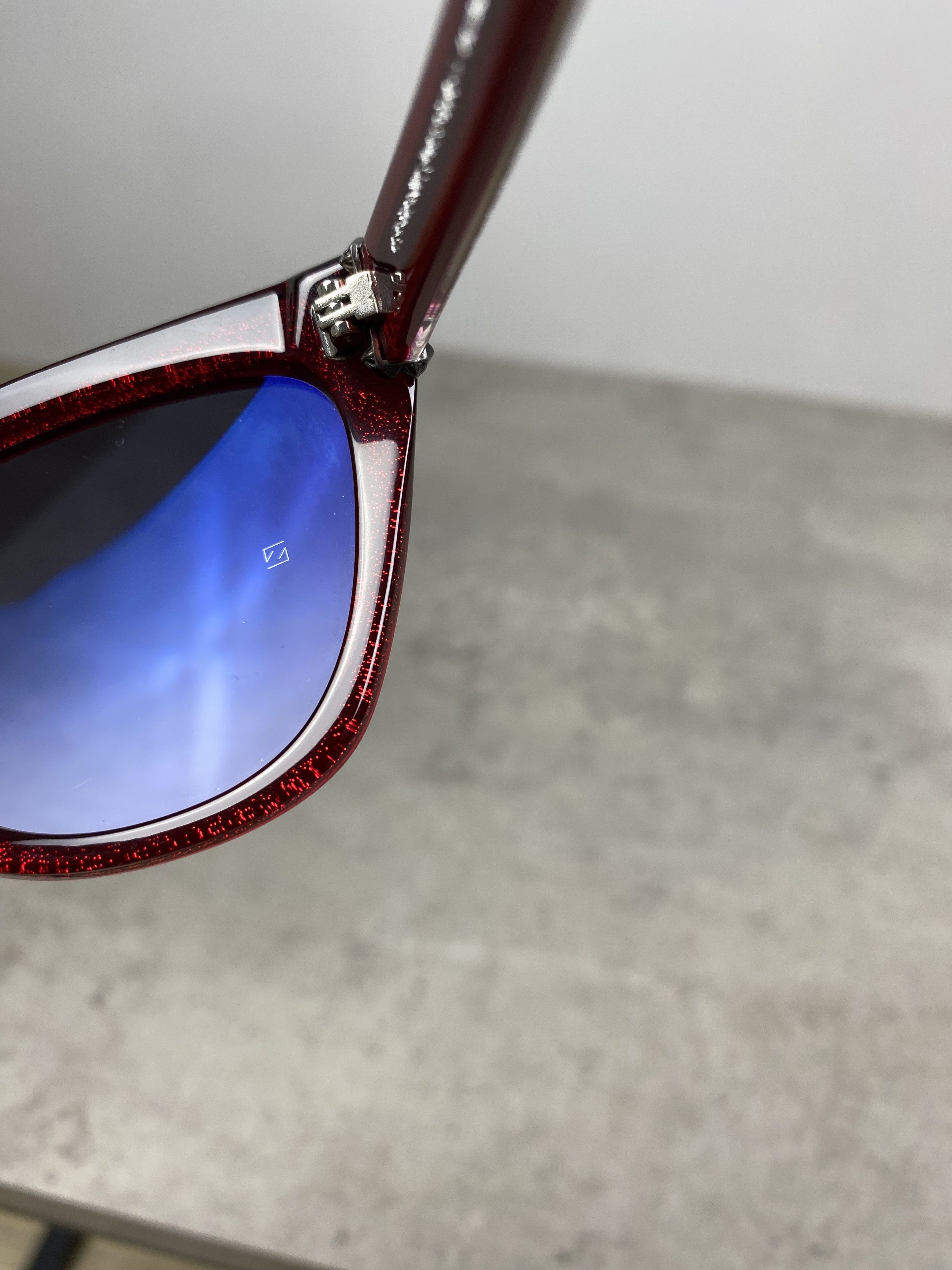 Chrome Hearts Chrome Hearts GLITTER GOO II RCRYS Sunglasses Red Size ONE SIZE - 17 Thumbnail