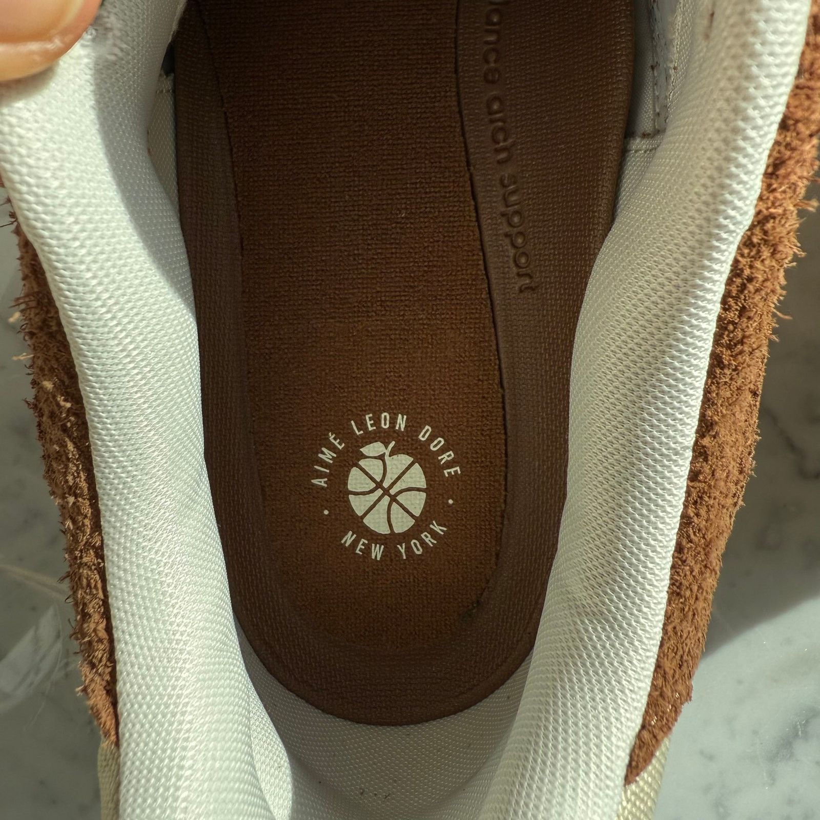 New Balance New Balance x Aimé Leon Dore 550 Brown Suede Sneakers Size US 10.5 / EU 43-44 - 9 Thumbnail