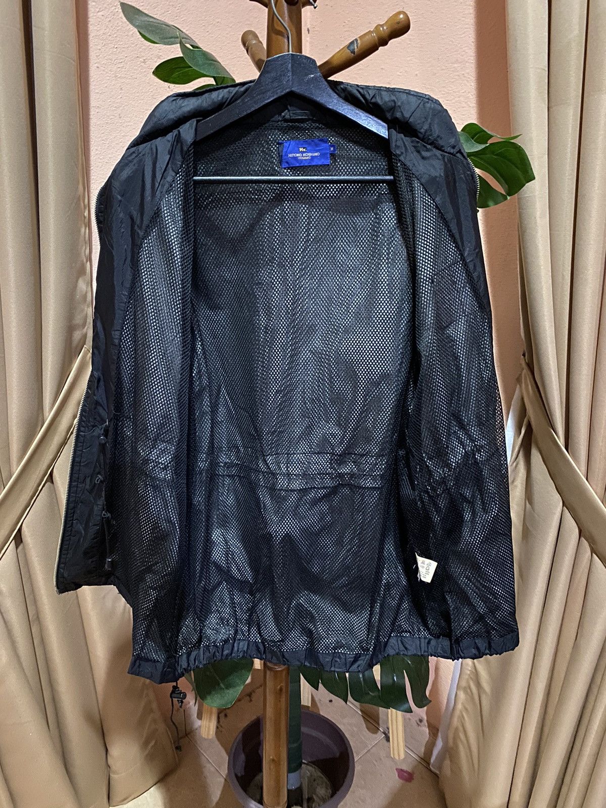 Hiroko Koshino Homme Vintage Hiroko Koshino Homme Black Nylon Jacket – Minimalist Size US M / EU 48-50 / 2 - 9 Thumbnail